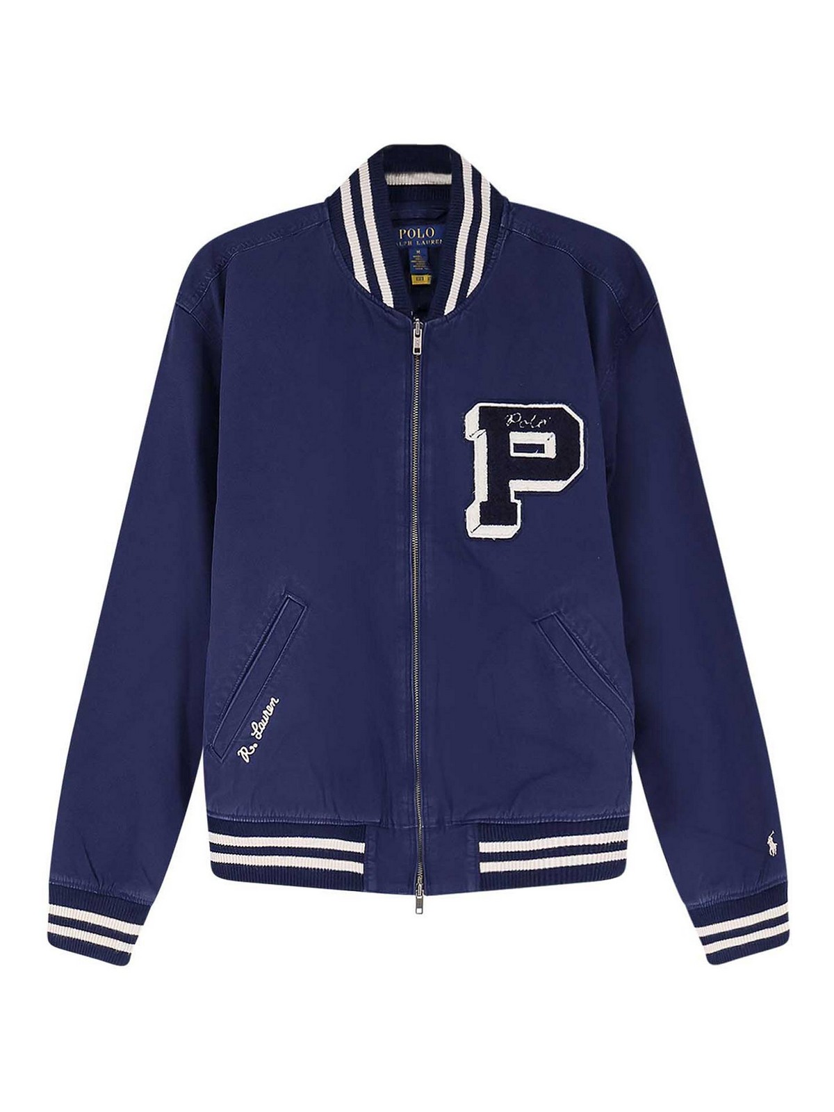 Cotton Bomber Jacket With Patch 710P05069001 (Polo Ralph Lauren / カジュアルジャケット ) | Polo Ralph Lauren (ポロ ラルフ ローレン)