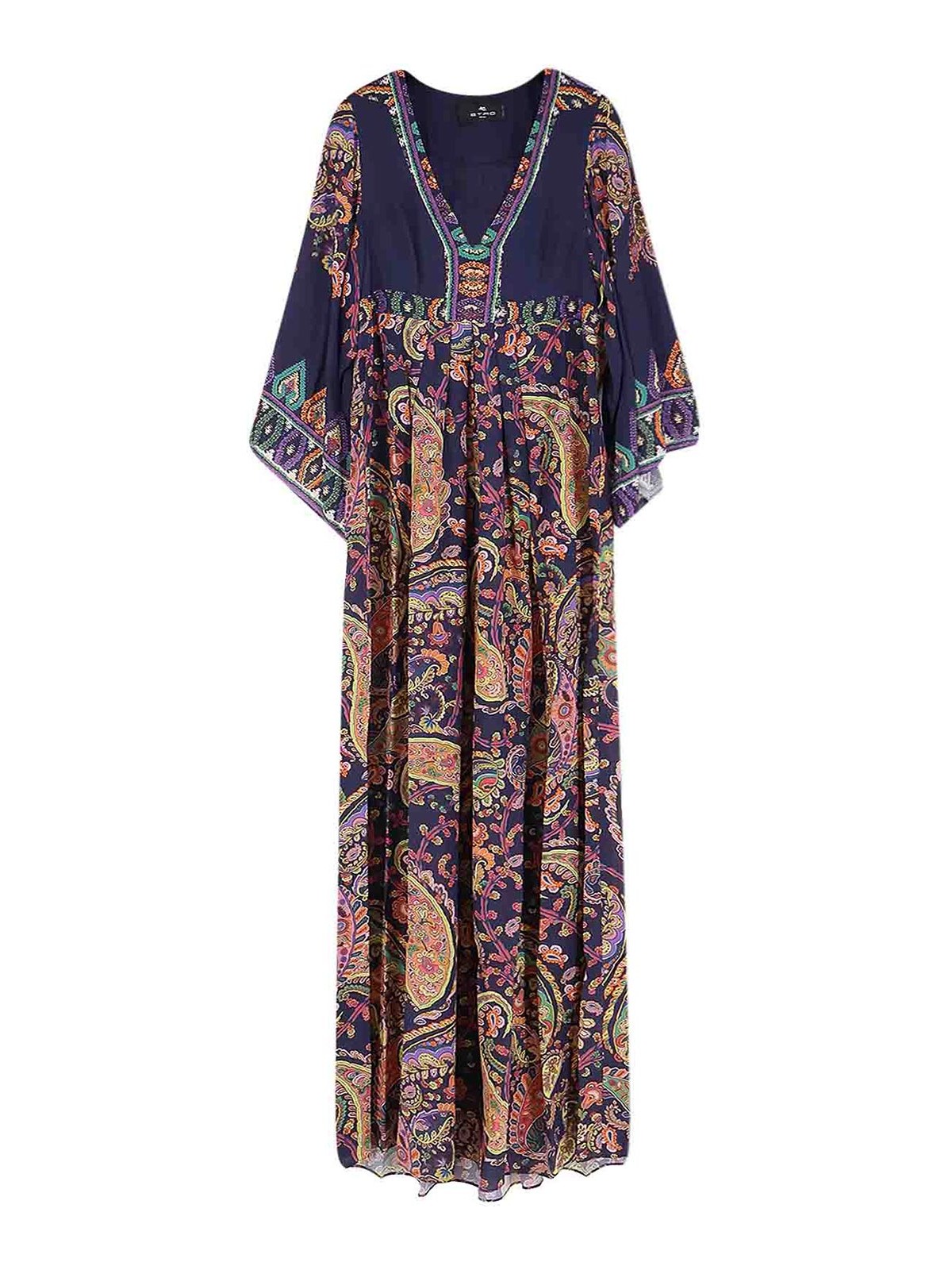 Long dress in multicolored viscose WRHA018099SP4J0X0883 (ETRO / ワンピース・ドレス・オールインワン ) | ETRO (エトロ)