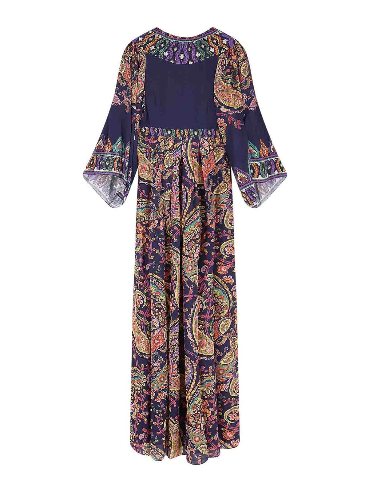 Long dress in multicolored viscose WRHA018099SP4J0X0883 (ETRO / ワンピース・ドレス・オールインワン ) | ETRO (エトロ)(1)