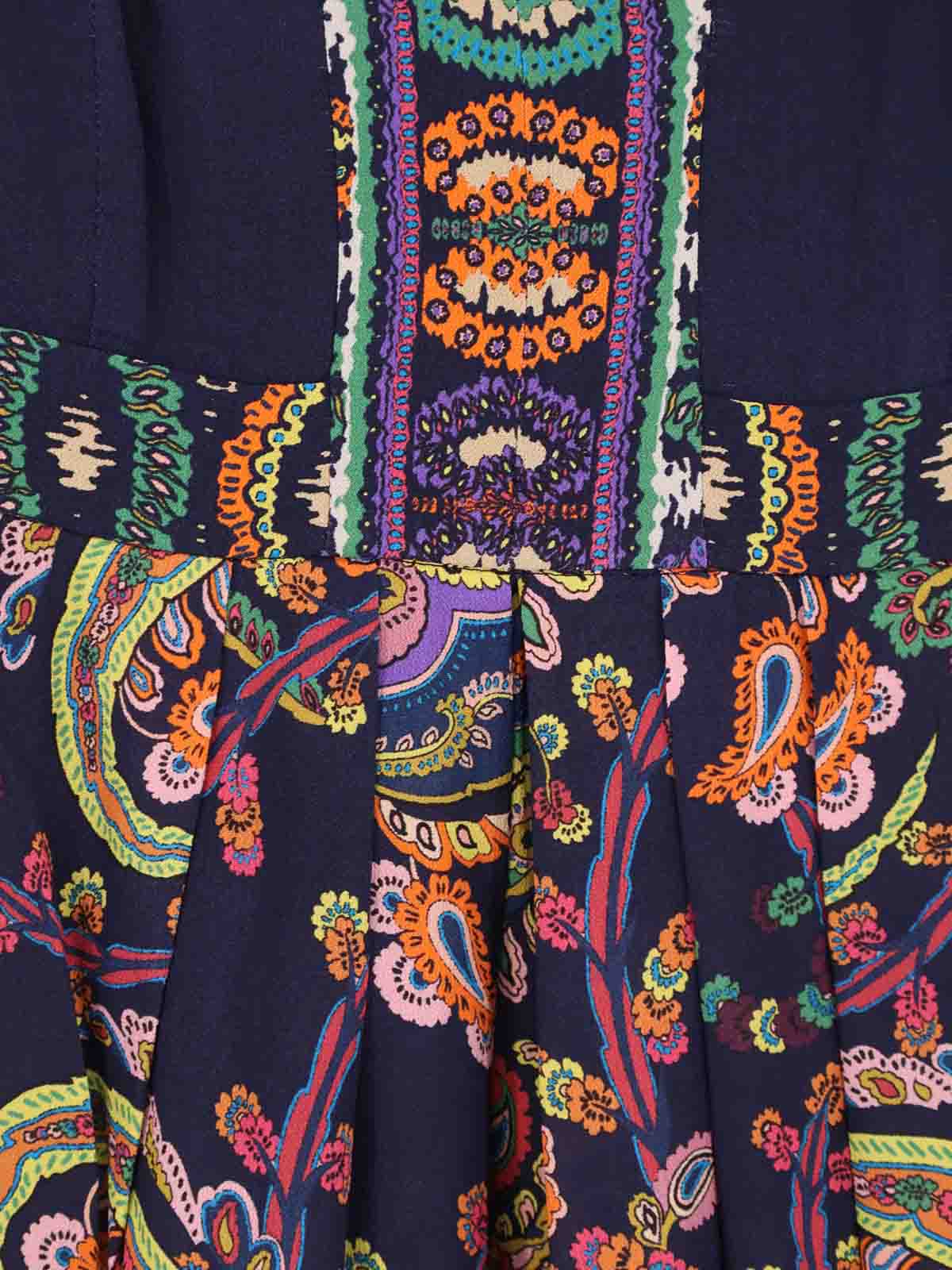 Long dress in multicolored viscose WRHA018099SP4J0X0883 (ETRO / ワンピース・ドレス・オールインワン ) | ETRO (エトロ)(2)