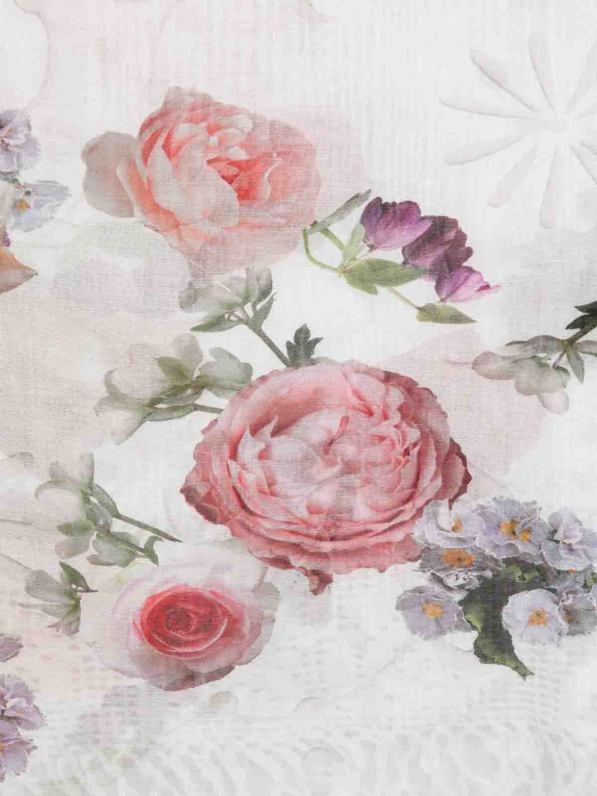 Fosca Scarf With Flower Decoration E2621082140 (Faliero Sarti / スカーフ・マフラー ) | Faliero Sarti (ファリエロ サルティ)(2)