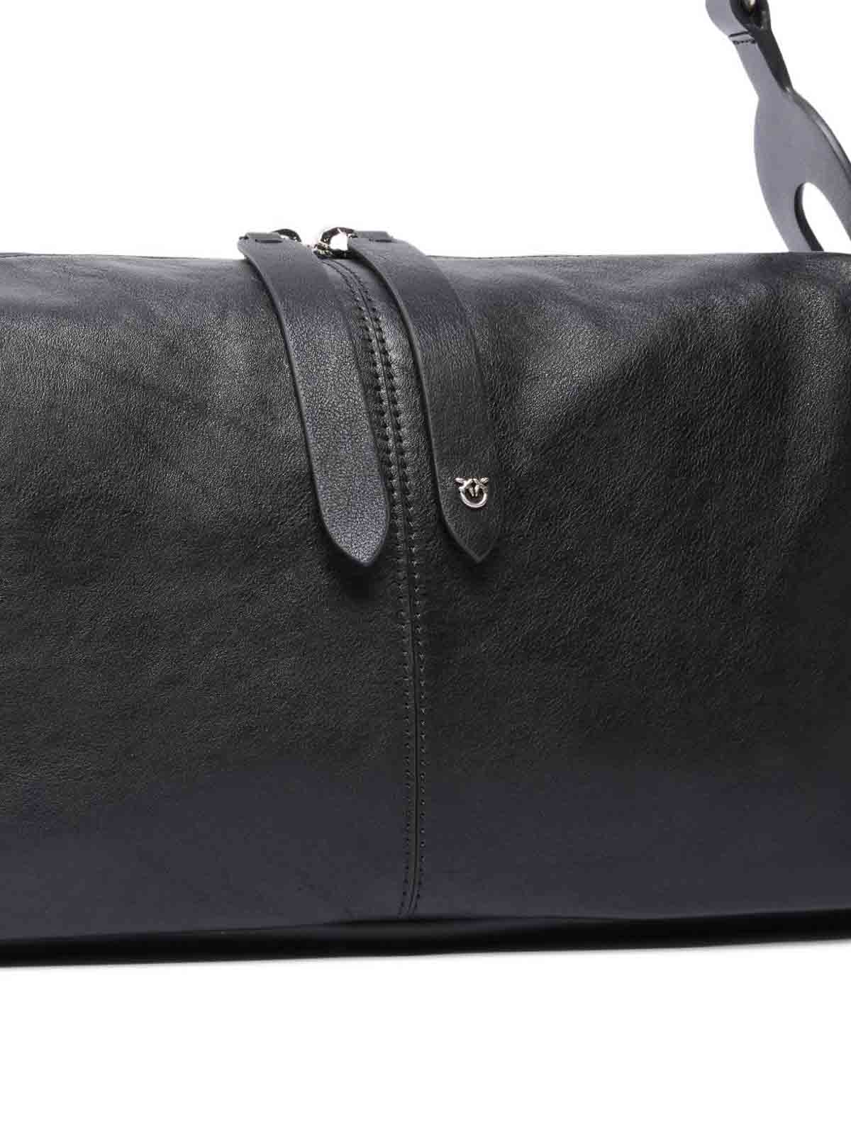 Classic Shoulder Bag In Black Leather 106676A2JG24Z99O (PINKO / ハンドバッグ・ショルダーバッグ ) | PINKO (ピンコ)(2)