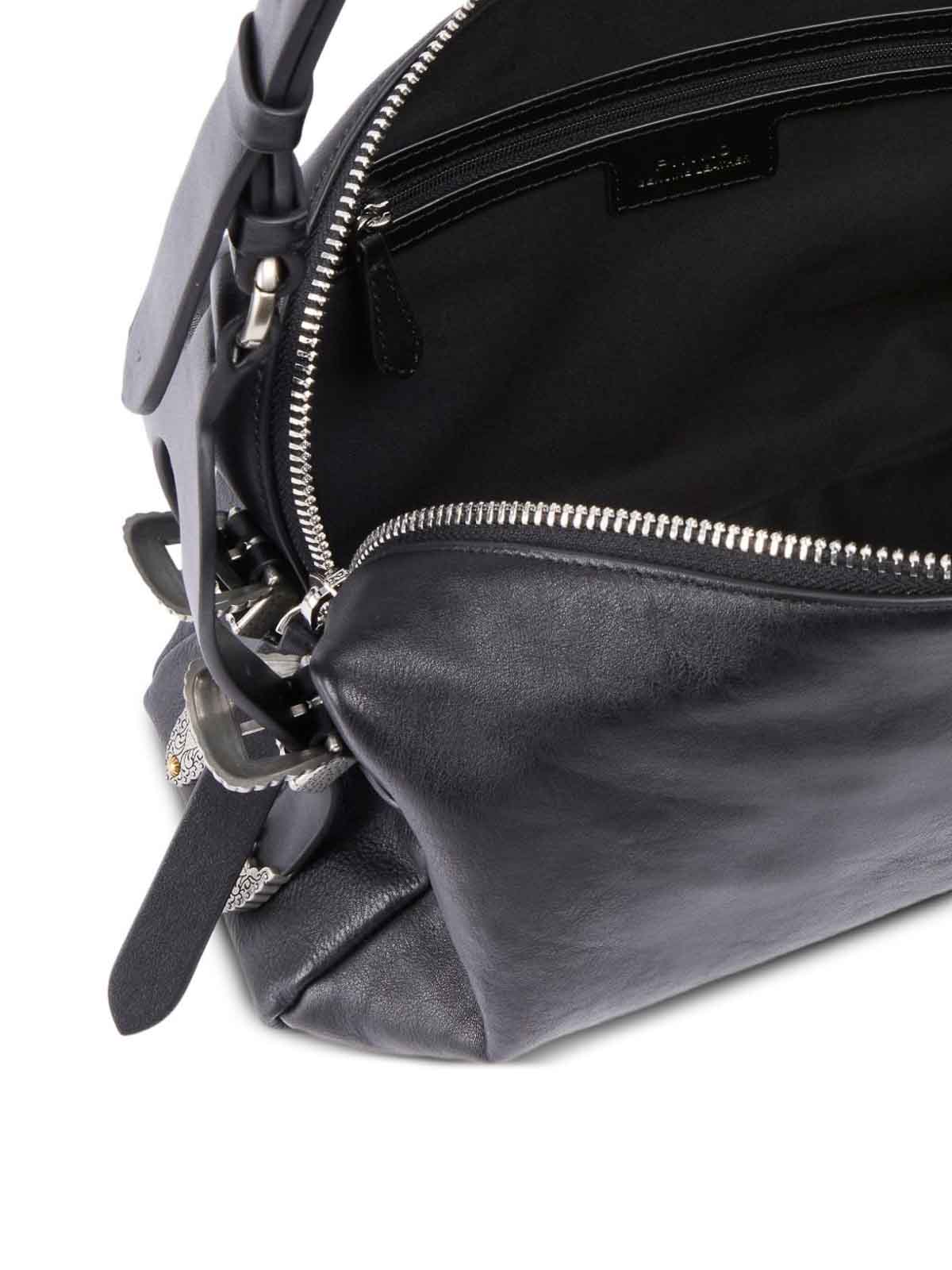 Classic Shoulder Bag In Black Leather 106676A2JG24Z99O (PINKO / ハンドバッグ・ショルダーバッグ ) | PINKO (ピンコ)(3)