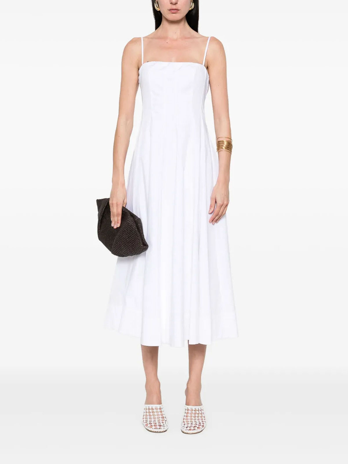 Wylie dress R25R2264POWHITE (STAUD / ワンピース・ドレス・オールインワン ) | STAUD (スタウド)(1)