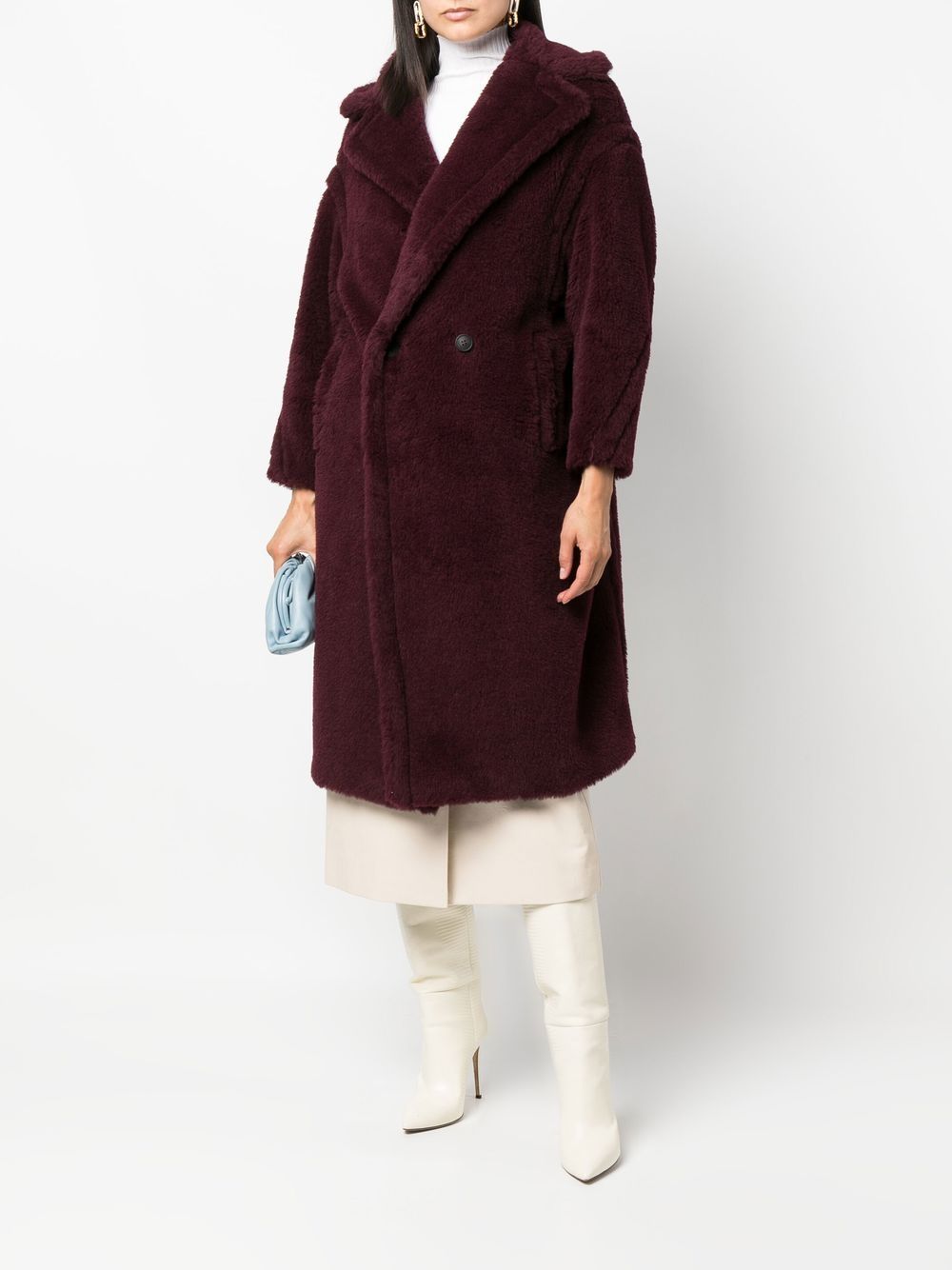 Max Mara Coats Bordeaux 21016052600019 (Max Mara / レザー&ファージャケット・コート ) | Max Mara (マックスマーラ)(2)