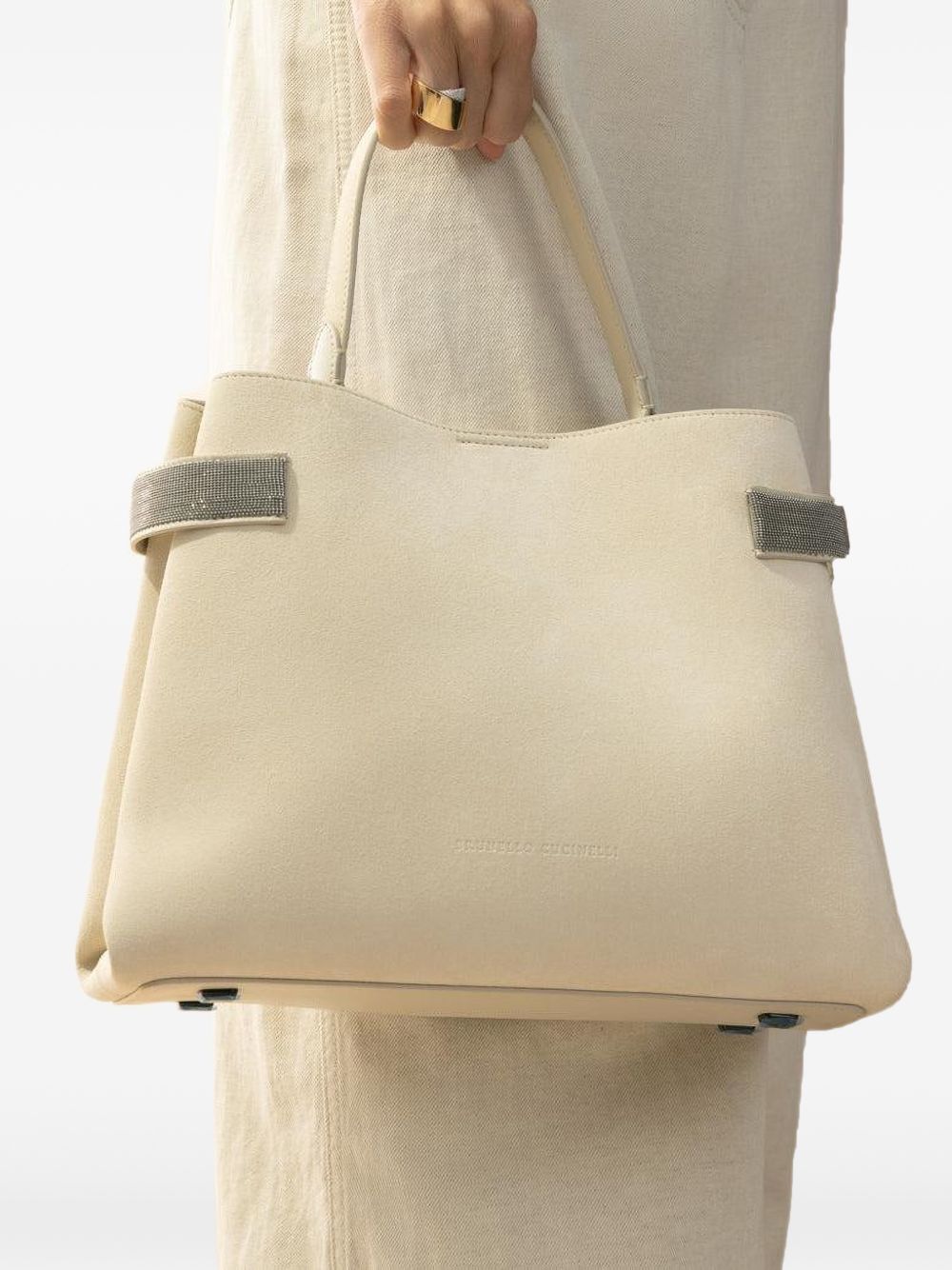 Brunello Cucinelli Bags.. Beige MBDLD2503C8905 (Brunello Cucinelli / ハンドバッグ・ショルダーバッグ ) | Brunello Cucinelli (ブルネロ・クチネリ)
