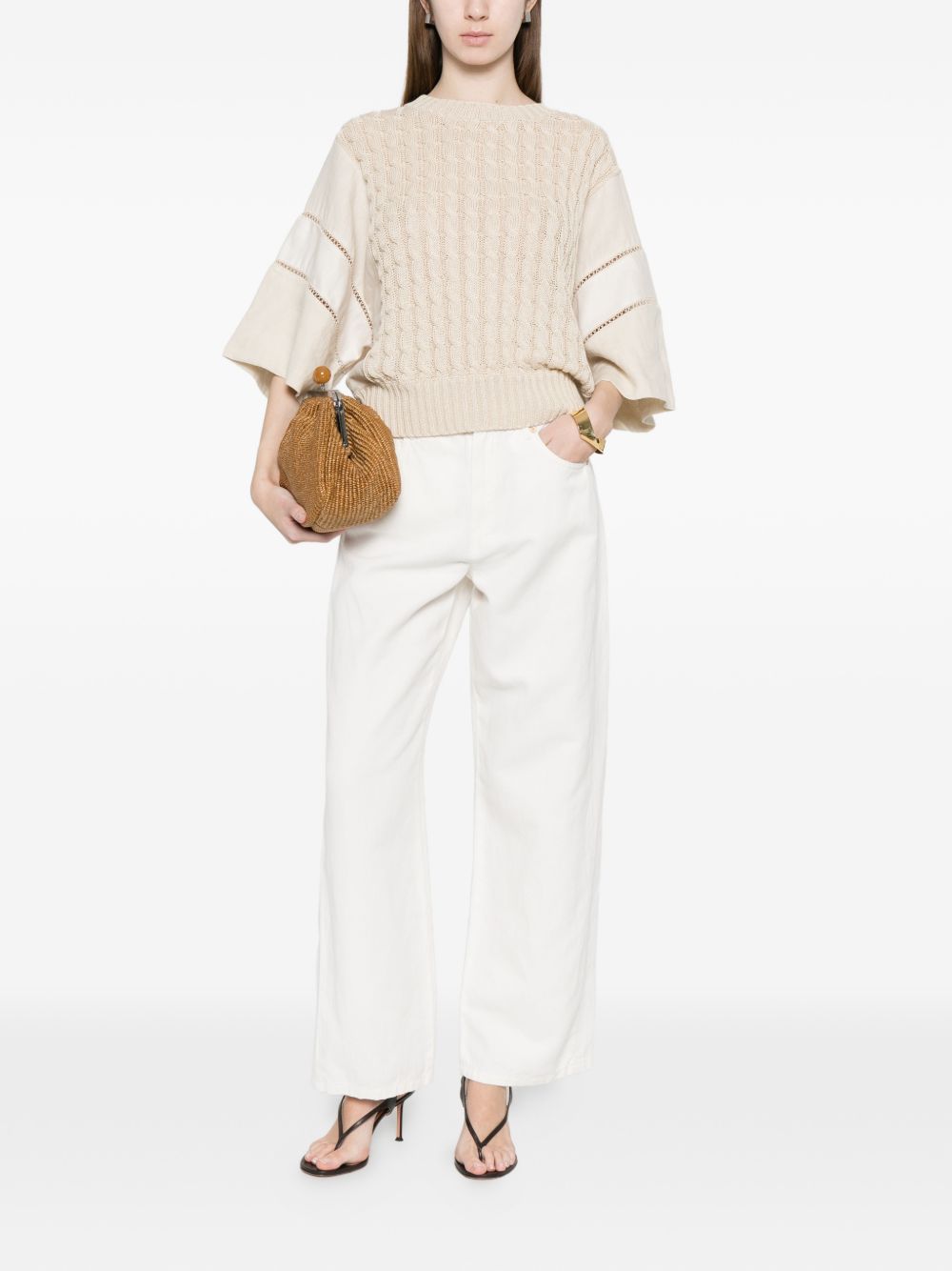 Max Mara Top Beige 11361012600001 (Max Mara / ニット・セーター・カーディガン ) | Max Mara (マックスマーラ)(2)