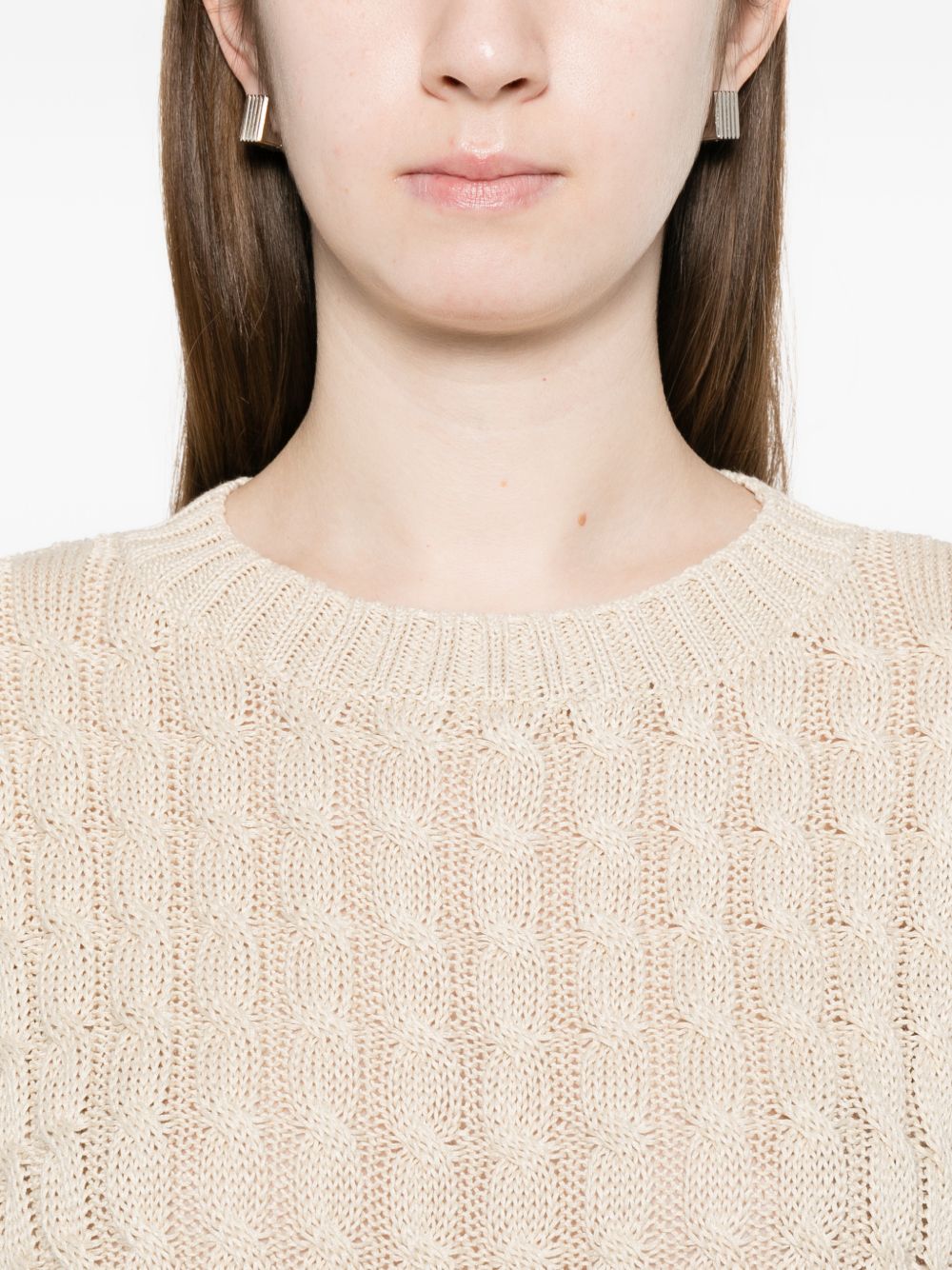 Max Mara Top Beige 11361012600001 (Max Mara / ニット・セーター・カーディガン ) | Max Mara (マックスマーラ)(3)
