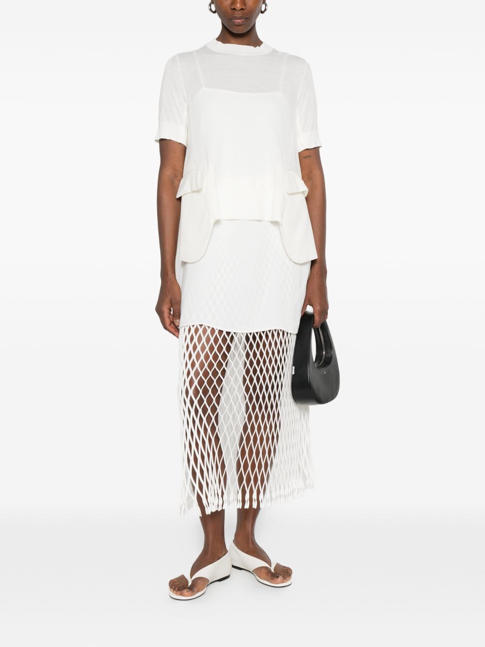 Sacai T-shirts and Polos White 2608437151 (sacai / Tシャツ・カットソー ) | sacai (サカイ)