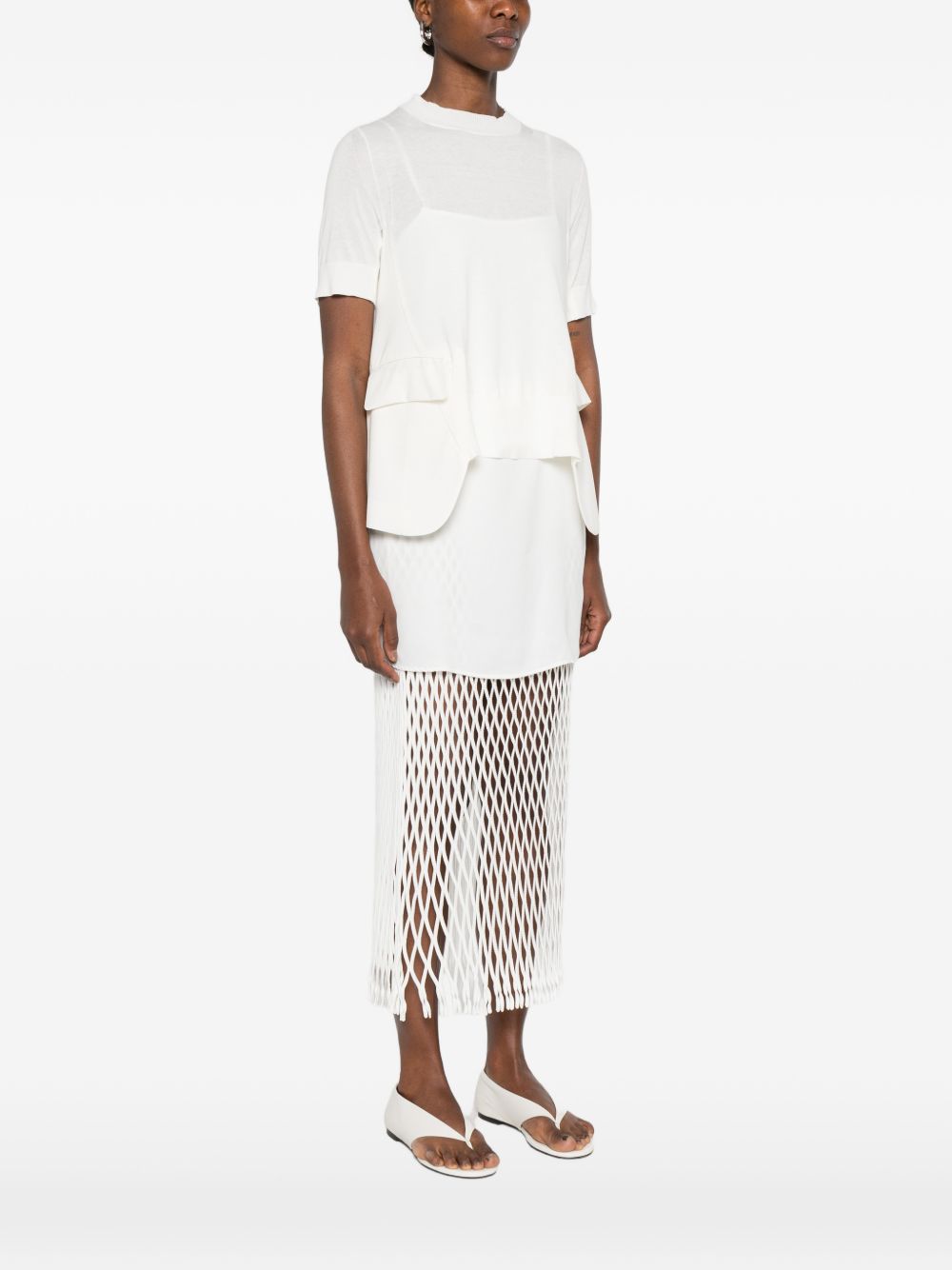 Sacai T-shirts and Polos White 2608437151 (sacai / Tシャツ・カットソー ) | sacai (サカイ)(2)