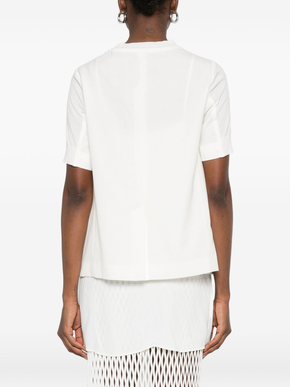 Sacai T-shirts and Polos White 2608437151 (sacai / Tシャツ・カットソー ) | sacai (サカイ)(3)