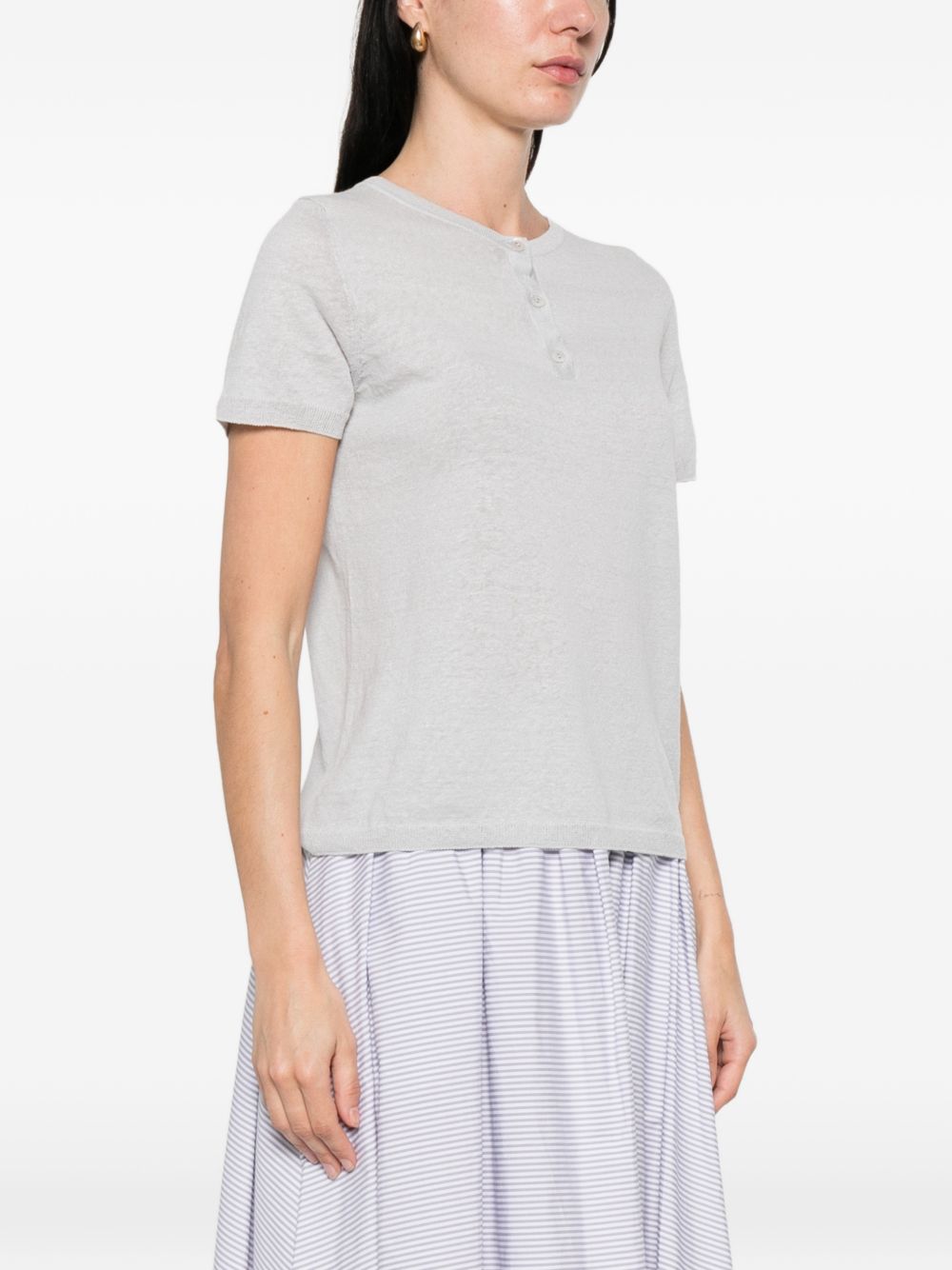 Base T-shirts and Polos GREY B7725322115 (BASE MILANO / Tシャツ・カットソー ) | BASE MILANO (バーゼ ミラノ)(3)