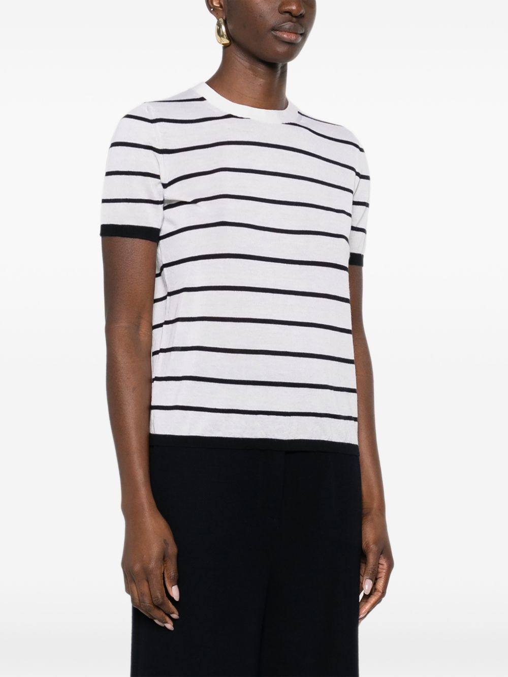 MAX MARA PURE T-shirts and Polos Ivory 11361048600006 (Max Mara / Tシャツ・カットソー ) | Max Mara (マックスマーラ)(3)