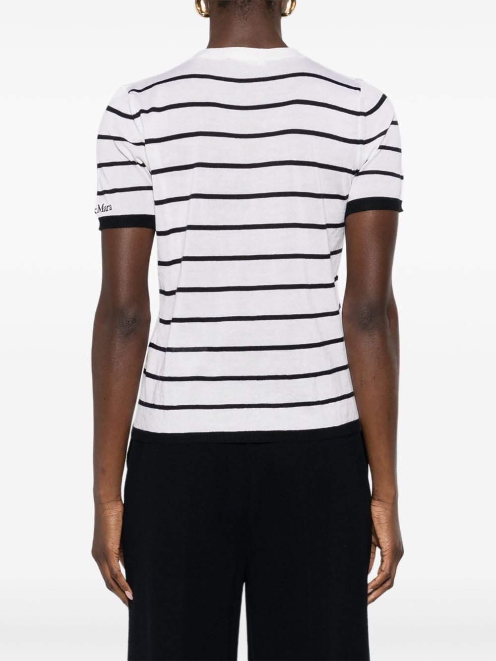 MAX MARA PURE T-shirts and Polos Ivory 11361048600006 (Max Mara / Tシャツ・カットソー ) | Max Mara (マックスマーラ)(4)