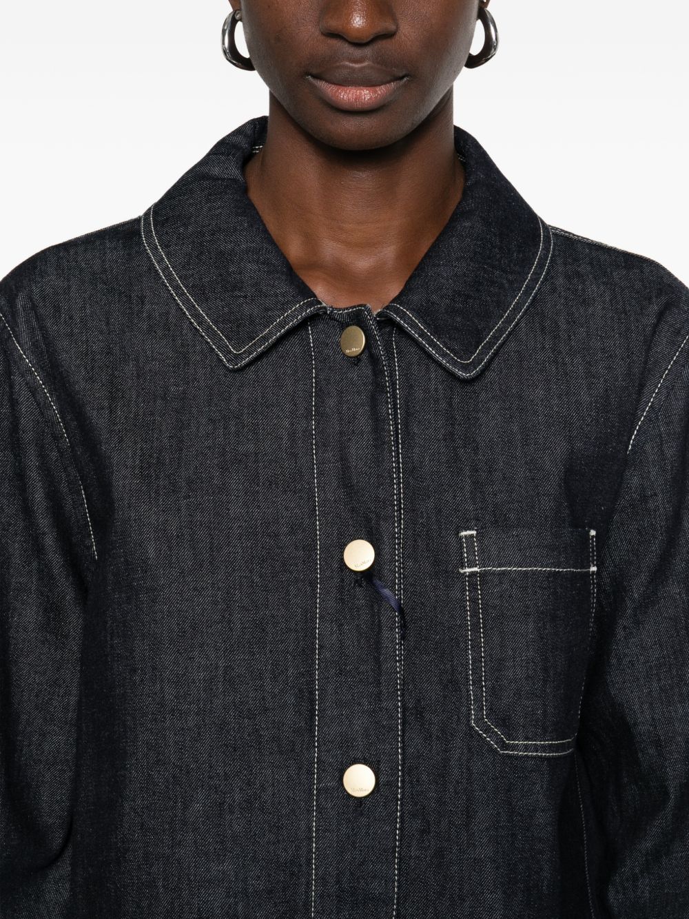 S Max Mara Shirts Blue 19191051600001 (S MAX MARA / シャツ・ブラウス ) | S MAX MARA (エス マックスマーラ)(2)