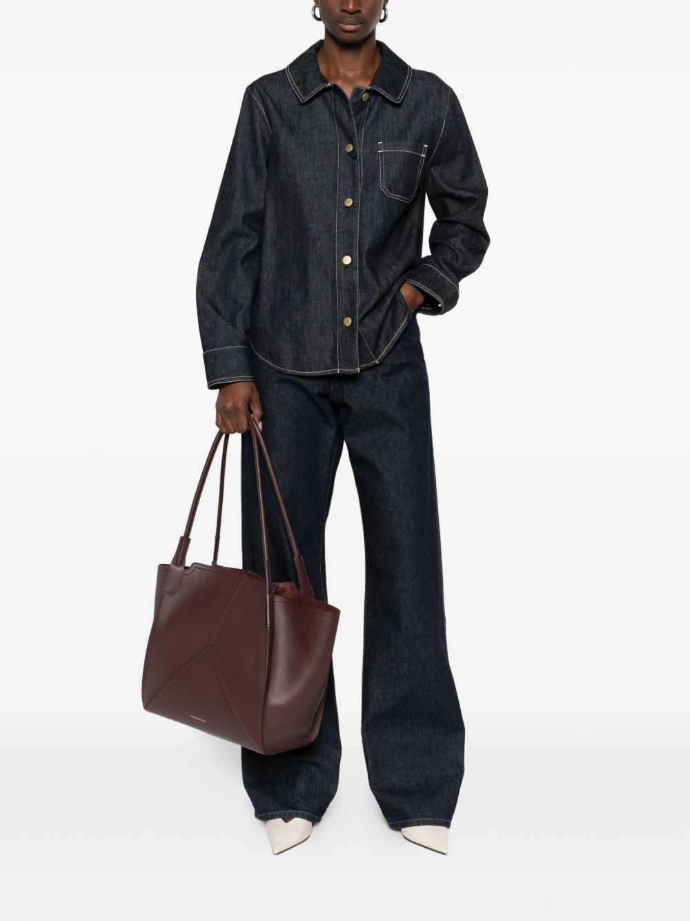 S Max Mara Shirts Blue 19191051600001 (S MAX MARA / シャツ・ブラウス ) | S MAX MARA (エス マックスマーラ)(4)