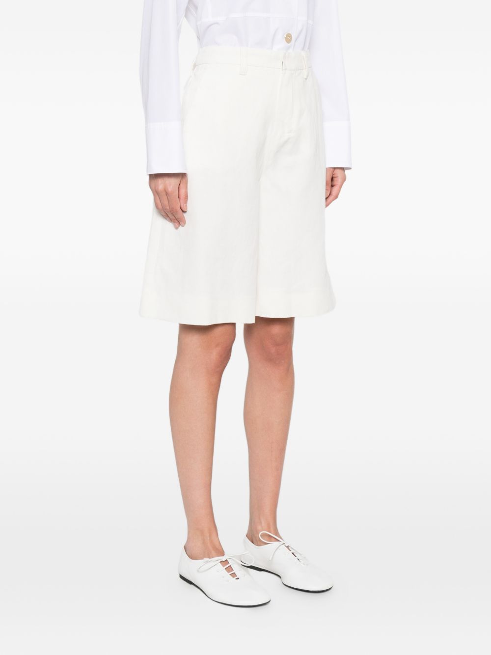 S Max Mara Shorts White 19141023600001 (S MAX MARA / ショートパンツ ) | S MAX MARA (エス マックスマーラ)(3)