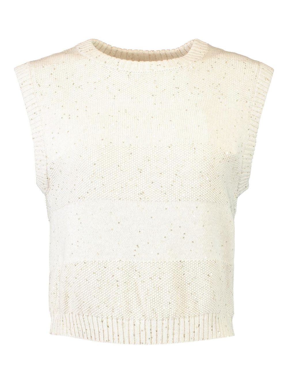 Brunello Cucinelli Top Beige MDV754810CJ430 (Brunello Cucinelli / タンクトップ・キャミソール ) | Brunello Cucinelli (ブルネロ・クチネリ)