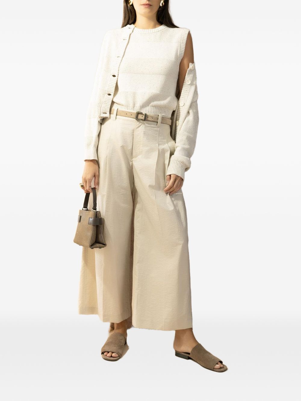 Brunello Cucinelli Top Beige MDV754810CJ430 (Brunello Cucinelli / タンクトップ・キャミソール ) | Brunello Cucinelli (ブルネロ・クチネリ)(1)