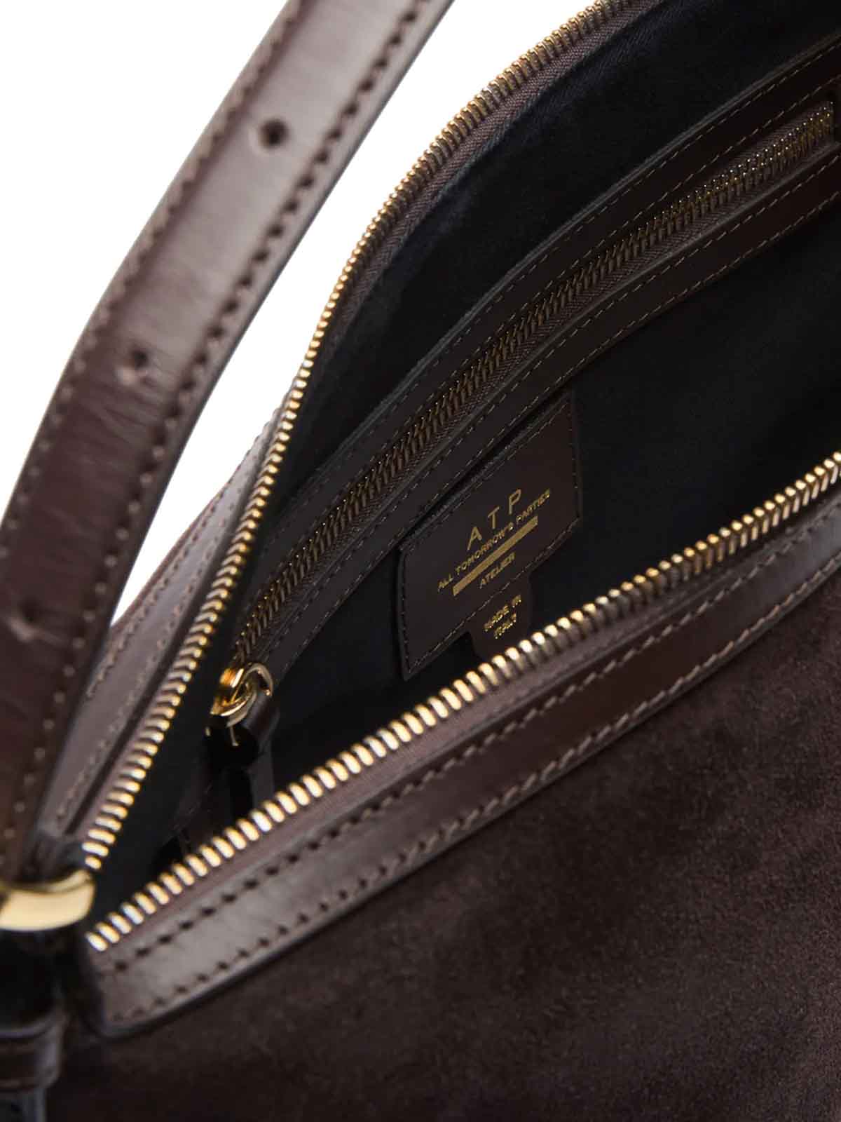 Castellare Suede Shoulder Bag 1233901057 (ATP ATELIER / ハンドバッグ・ショルダーバッグ ) | ATP ATELIER (エーティーピー アトリエ)(3)