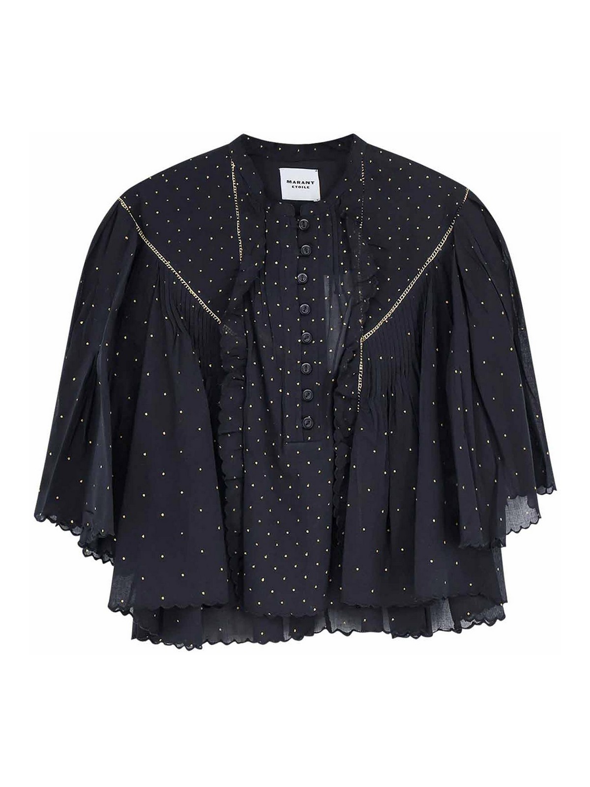 Veenia Shirt In Organic Cotton HT0806FAD1J03E01BK (Isabel Marant Étoile / シャツ・ブラウス ) | Isabel Marant Étoile (イザベル マラン エトワール)