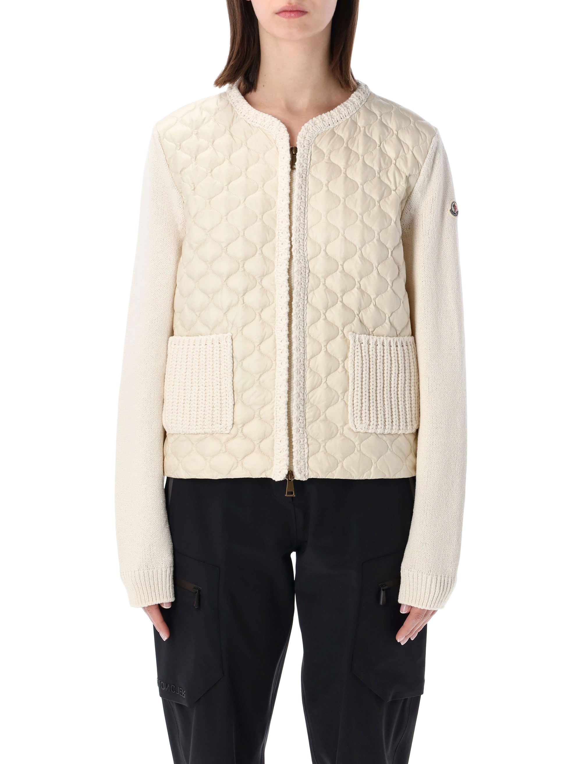 Moncler Sweaters White 9B00036M5670034 (Moncler / ニット・セーター・カーディガン ) | Moncler (モンクレール)