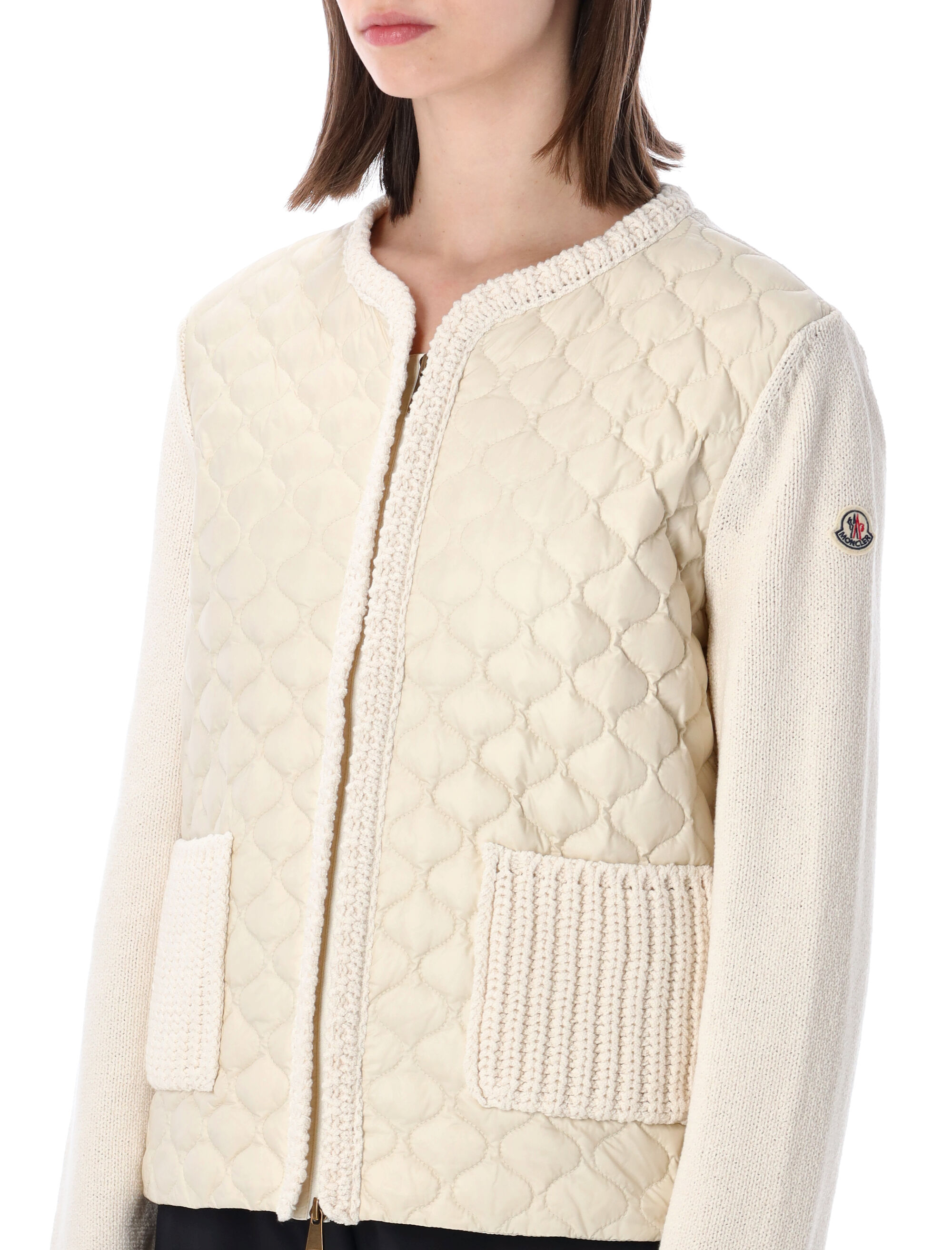 Moncler Sweaters White 9B00036M5670034 (Moncler / ニット・セーター・カーディガン ) | Moncler (モンクレール)(2)