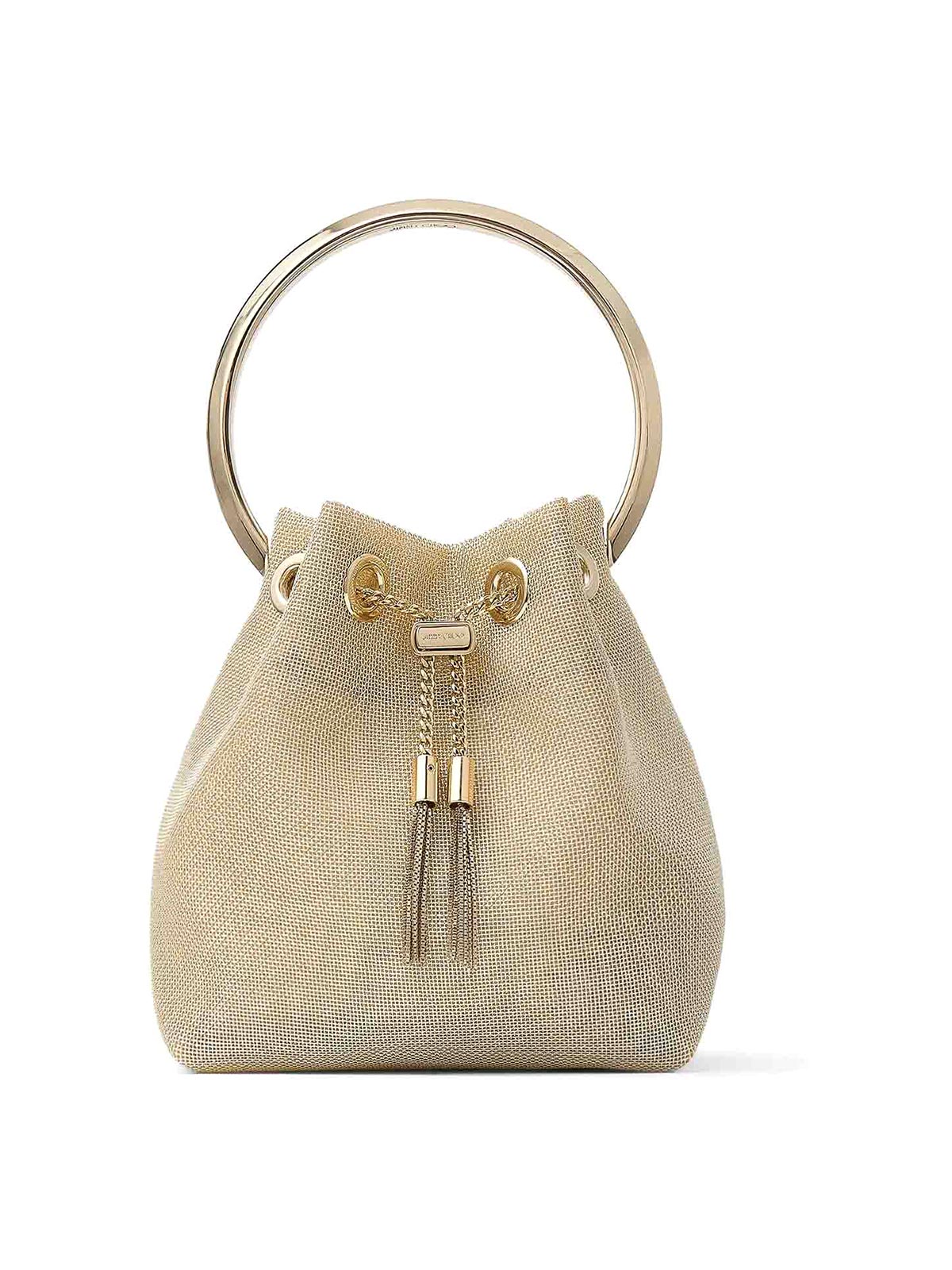 Bon Bon Mesh Handbag BONBONWDFCHAMPAGNE (JIMMY CHOO / ハンドバッグ・ショルダーバッグ ) | JIMMY CHOO (ジミー チュウ)