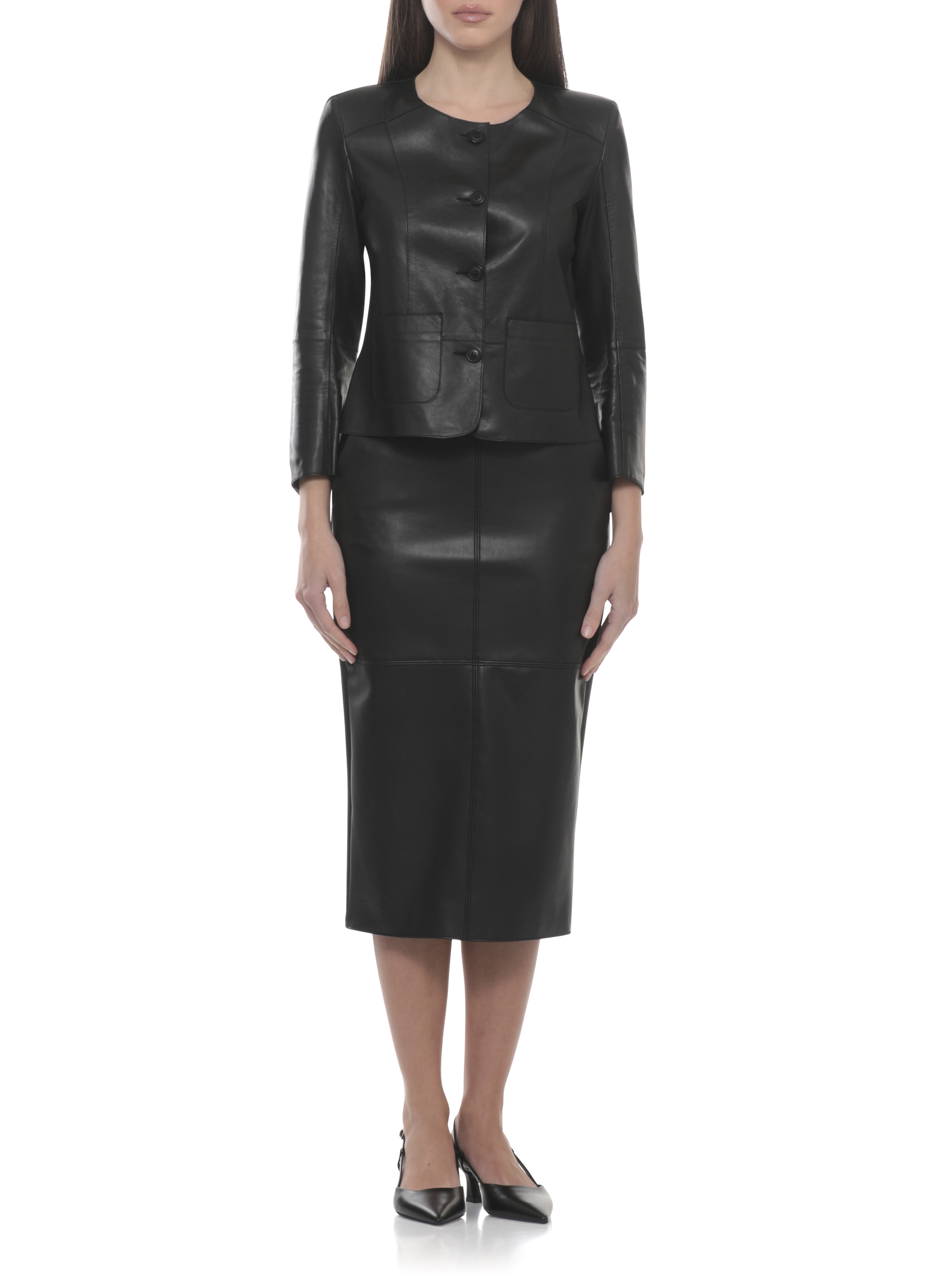 Bully Jackets Black 6503N01NERO (BULLY / レザー&ファージャケット・コート ) | BULLY (ブリー)(1)