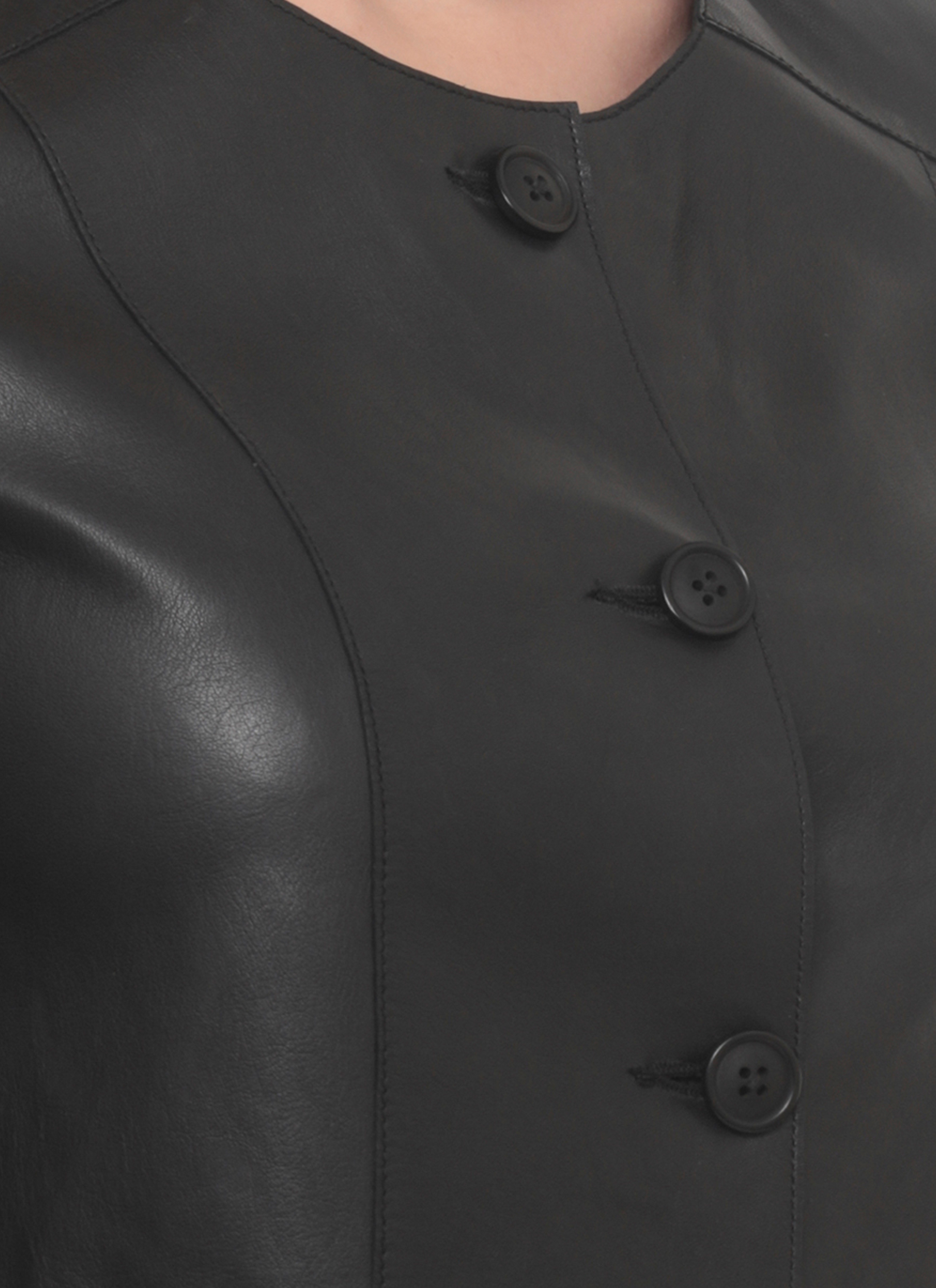 Bully Jackets Black 6503N01NERO (BULLY / レザー&ファージャケット・コート ) | BULLY (ブリー)(3)