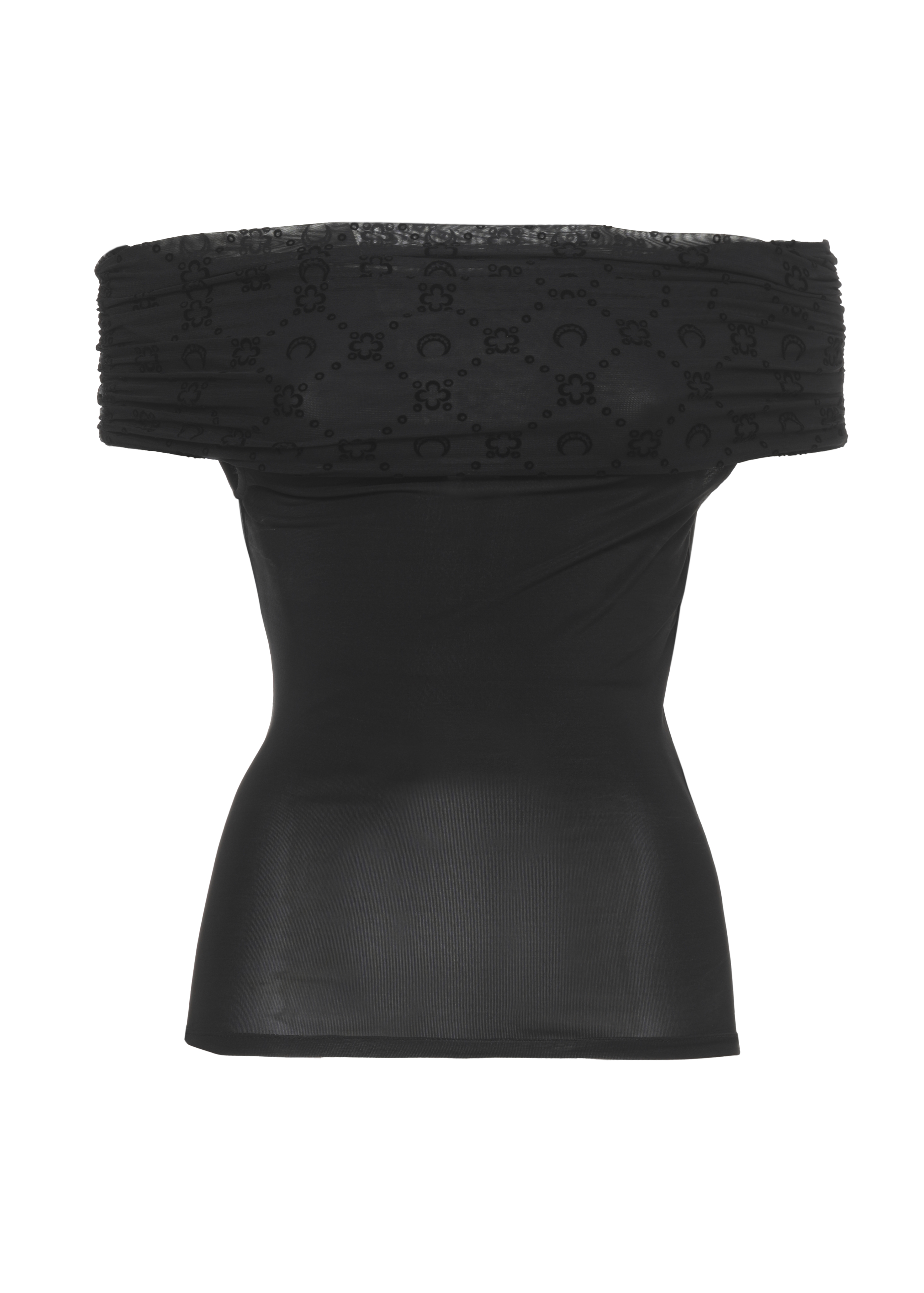 MARINE SERRE Top Black WTO509ACJER0022BK99 (MARINE SERRE / Tシャツ・カットソー ) | MARINE SERRE (マリーン セル)