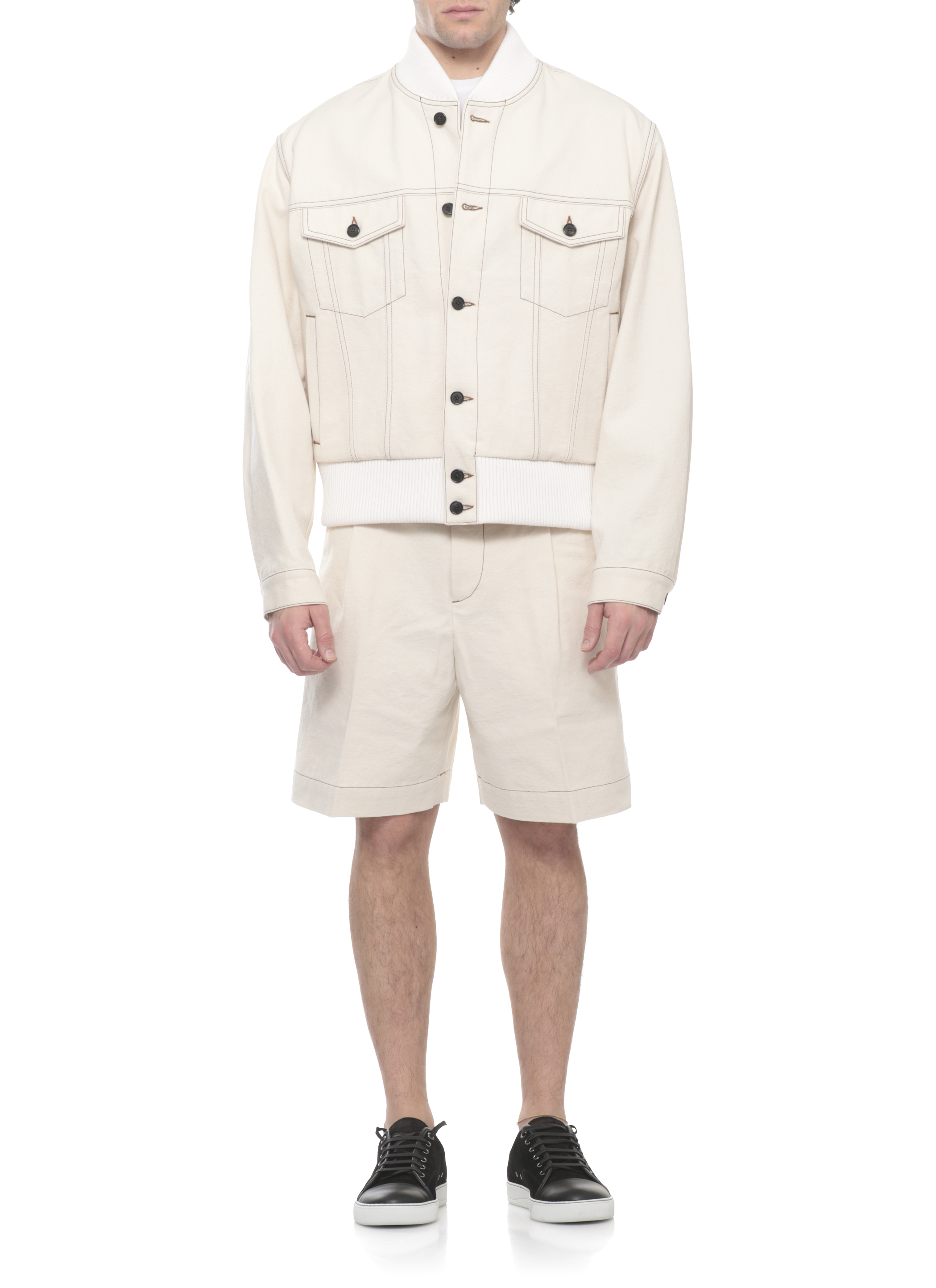 Lanvin Shorts Ivory RMTR01206128P26020 (LANVIN / ショートパンツ ) | LANVIN (ランバン)(3)