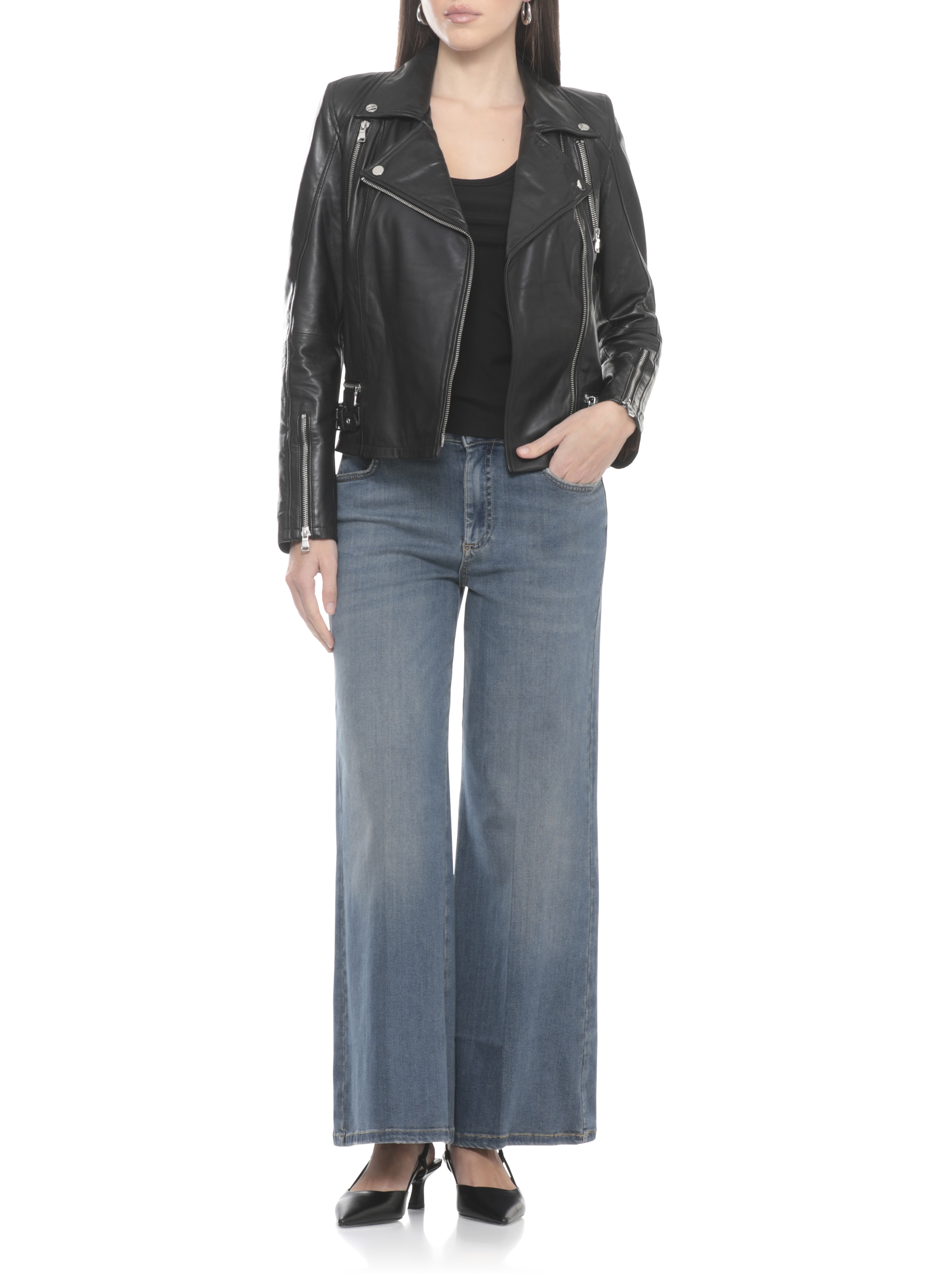 Bully Jackets Black 20222N01NERO (BULLY / レザー&ファージャケット・コート ) | BULLY (ブリー)(4)