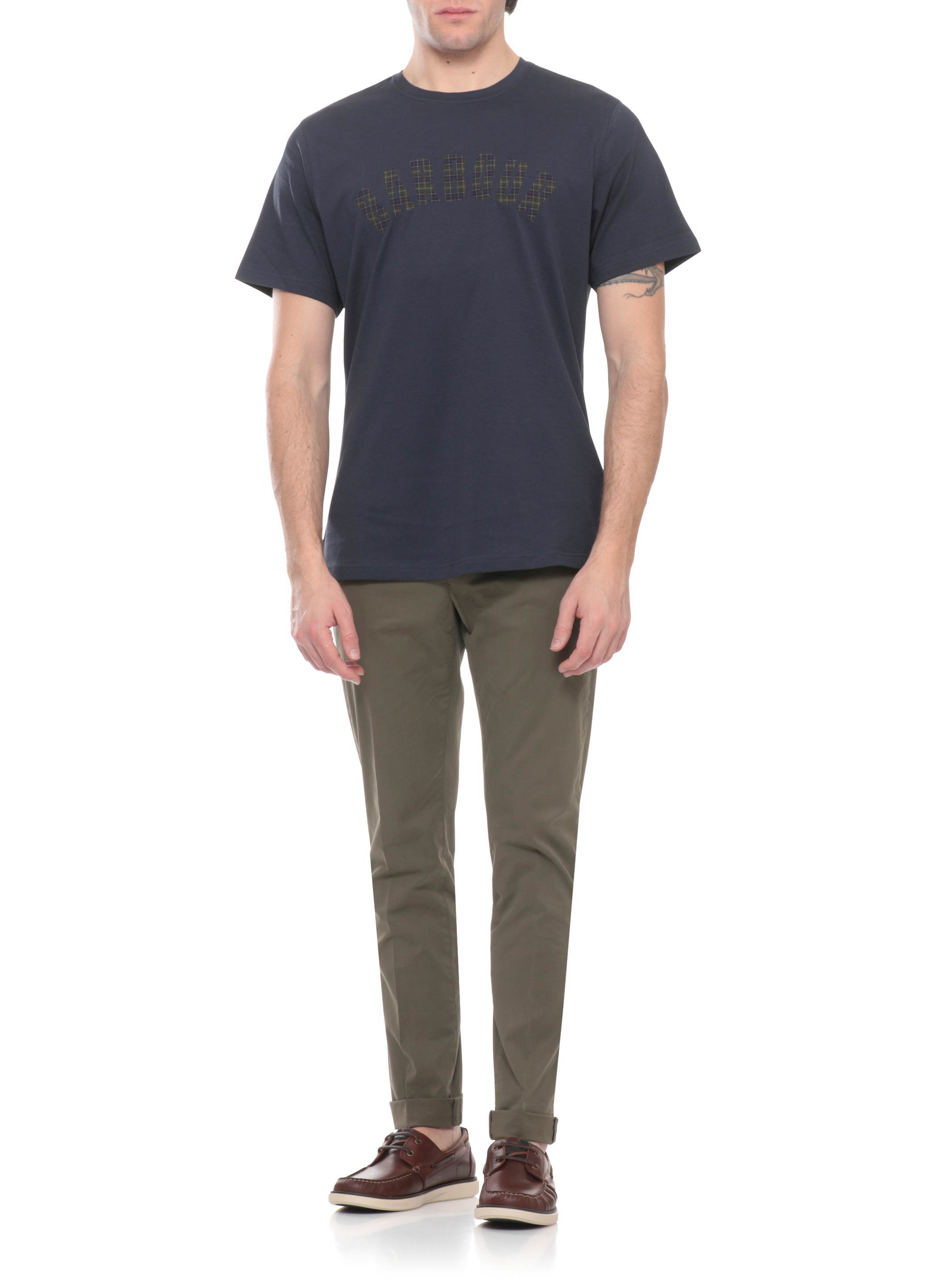 Barbour T-shirts and Polos Blue MTS1562MTSNY91 (Barbour / Tシャツ・カットソー ) | Barbour (バブアー)(1)