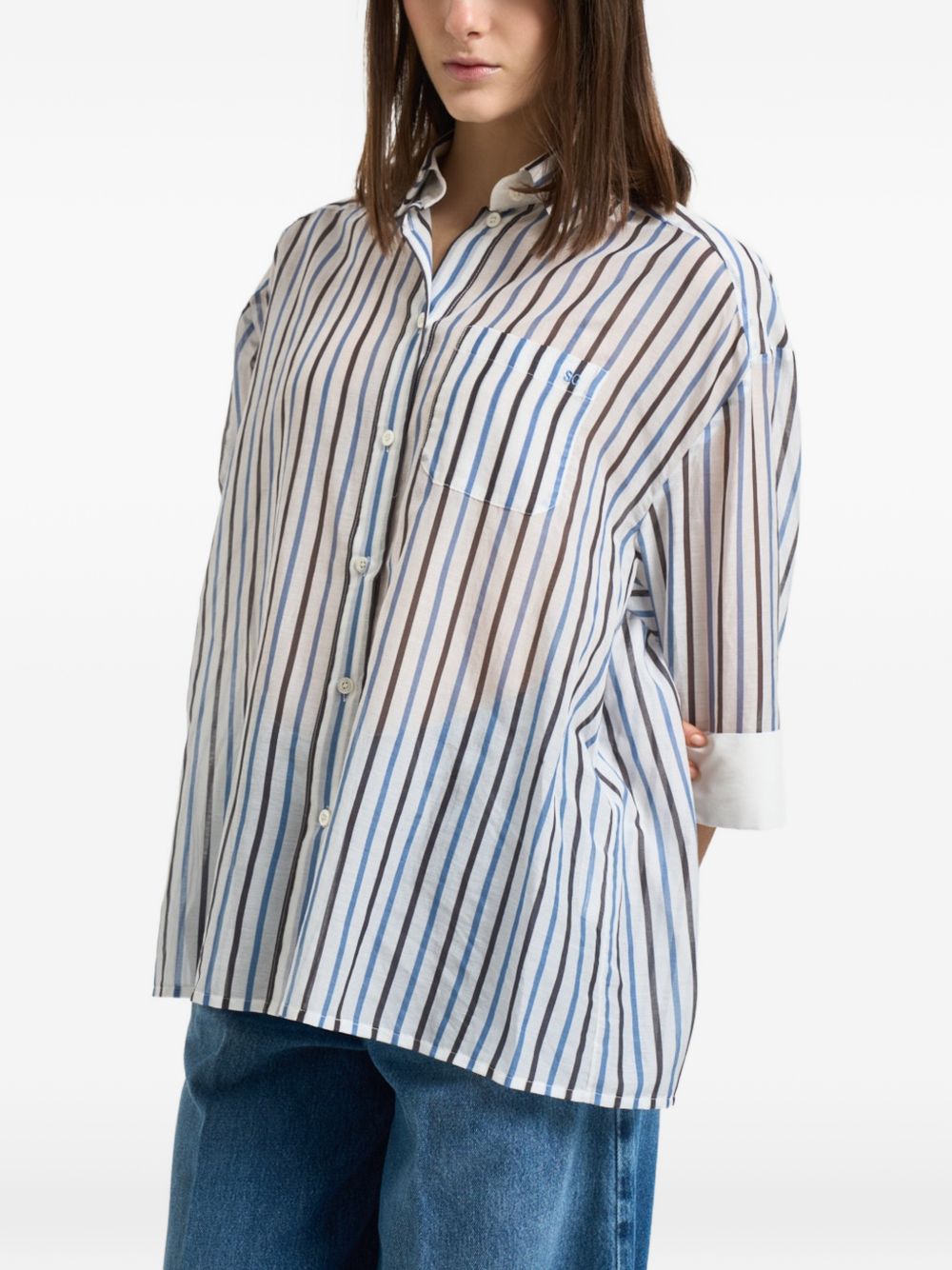 Semicouture Shirts Y6SK54GRACIARG104 (SEMICOUTURE / シャツ・ブラウス ) | SEMICOUTURE (セミクチュール)(4)