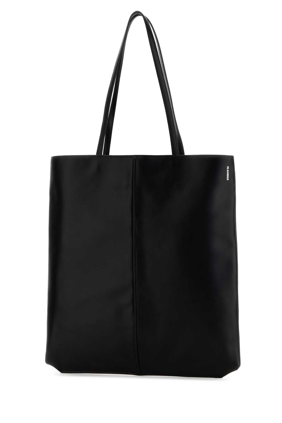 Black leather Linea shopping bag J08ZL0008P9046001 (Jil Sander / トートバッグ ) | Jil Sander (ジルサンダー)(1)
