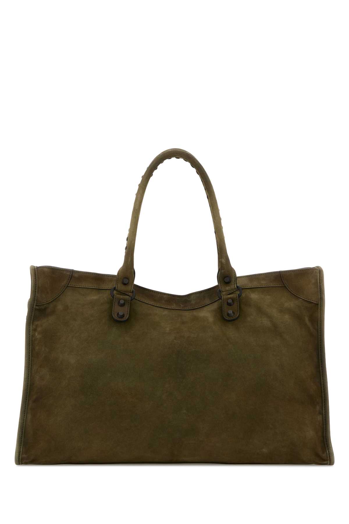 Olive green suede large Le City shopping bag 8083882AB2A3503 (Balenciaga / ハンドバッグ・ショルダーバッグ ) | Balenciaga (バレンシアガ)(2)
