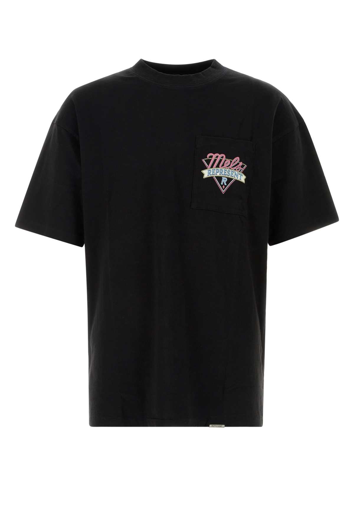 Black cotton oversize t-shirt MLM10056501 (REPRESENT / Tシャツ・カットソー ) | REPRESENT (リプレゼント)