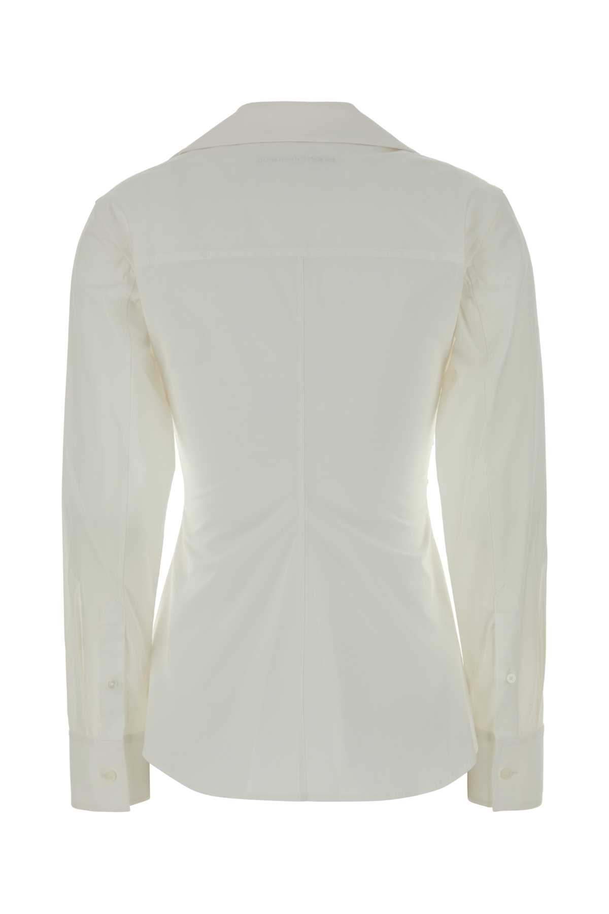 White stretch poplin shirt 1WC2261304100 (alexanderwang / シャツ・ブラウス ) | alexanderwang (アレキサンダーワン)(1)
