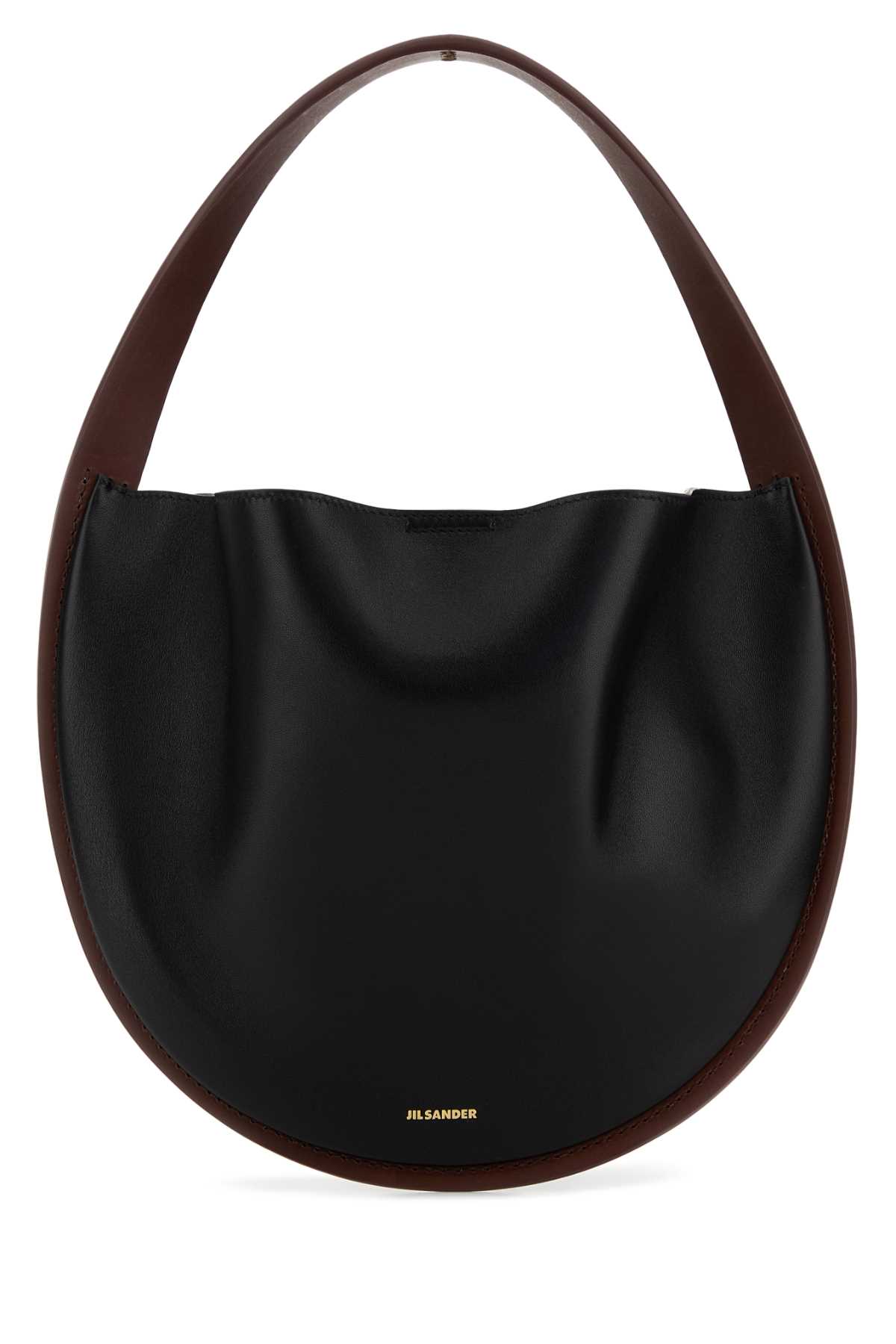 Black synthetic leather shoulder bag J08ZH0103P9166001 (Jil Sander / ハンドバッグ・ショルダーバッグ ) | Jil Sander (ジルサンダー)