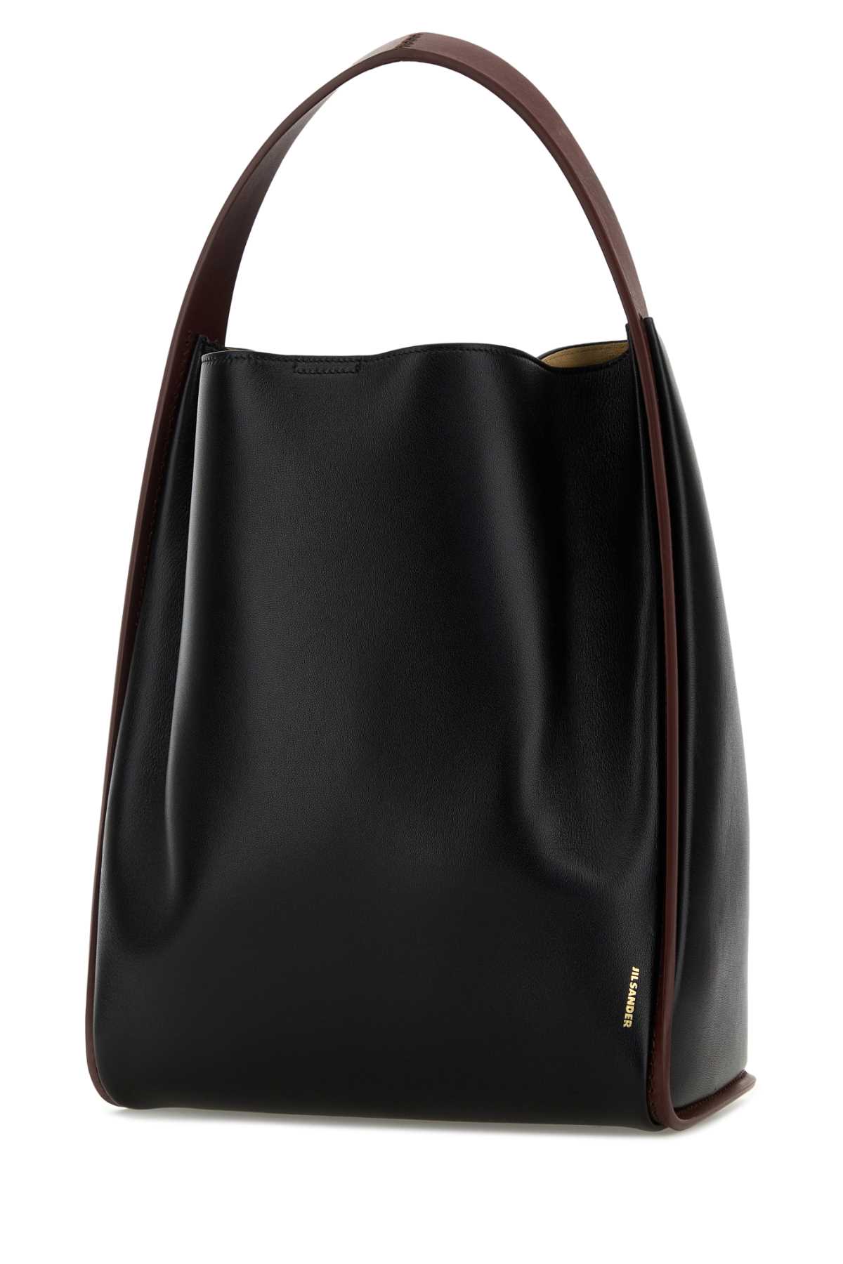 Black leather Pivot bucket bag J08ZH0102P9166001 (Jil Sander / ハンドバッグ・ショルダーバッグ ) | Jil Sander (ジルサンダー)(1)