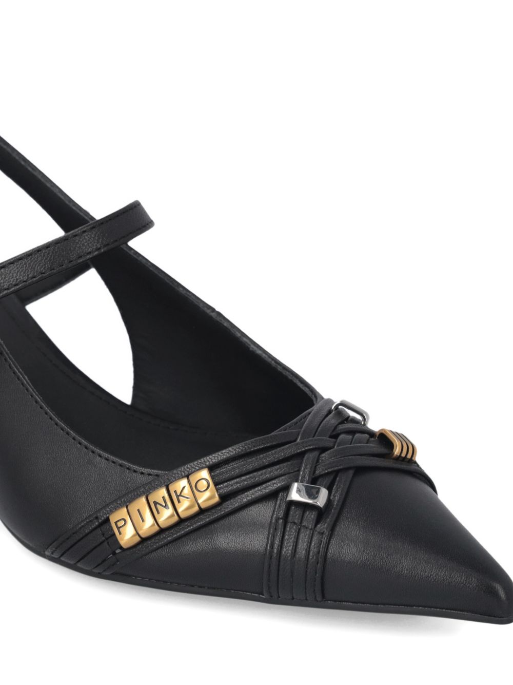 Pinko Flat shoes Black SD0489P003GLORIA18Z99 (PINKO / パンプス・ハイヒール ) | PINKO (ピンコ)(6)
