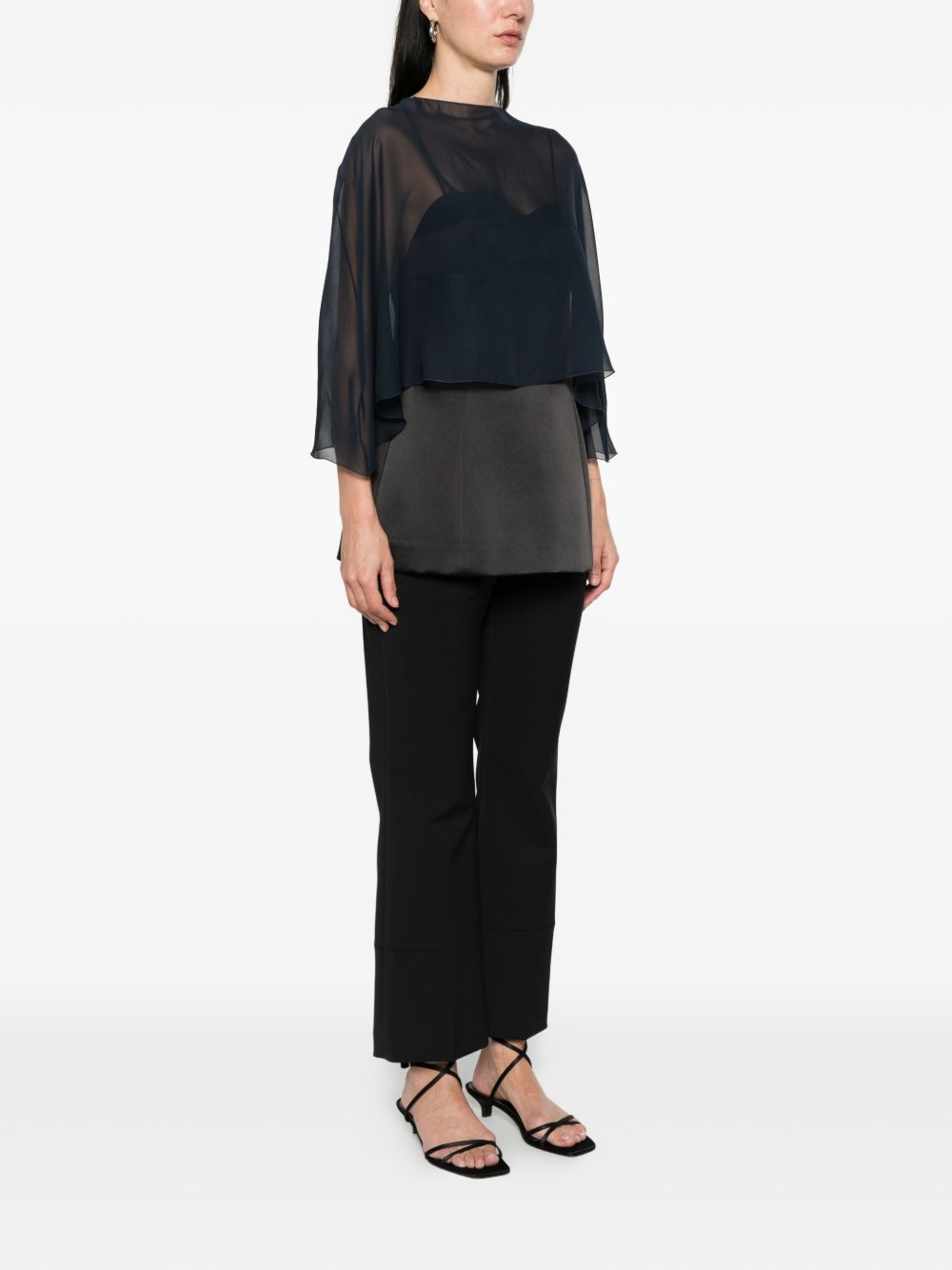 Antonelli Firenze Scarfs Blue CHRISTIANK2096Q261813 (ANTONELLI / シャツ・ブラウス ) | ANTONELLI (アントネッリ)(1)