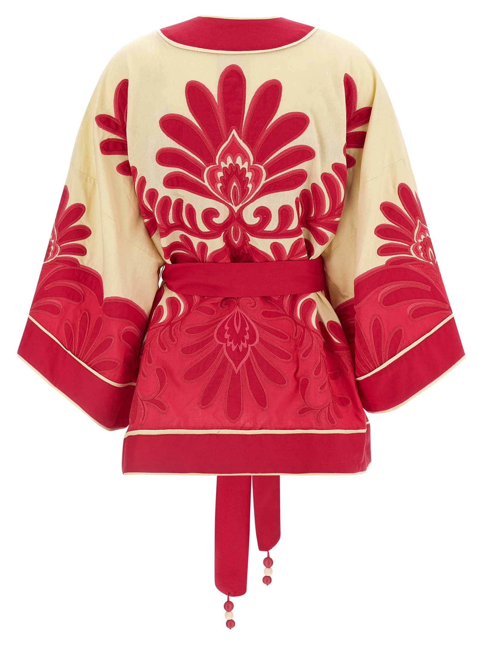 Kimono + 'Spring Arabesc' top 34882726088 (FARM RIO / カジュアルジャケット ) | FARM RIO (ファーム リオ)(3)