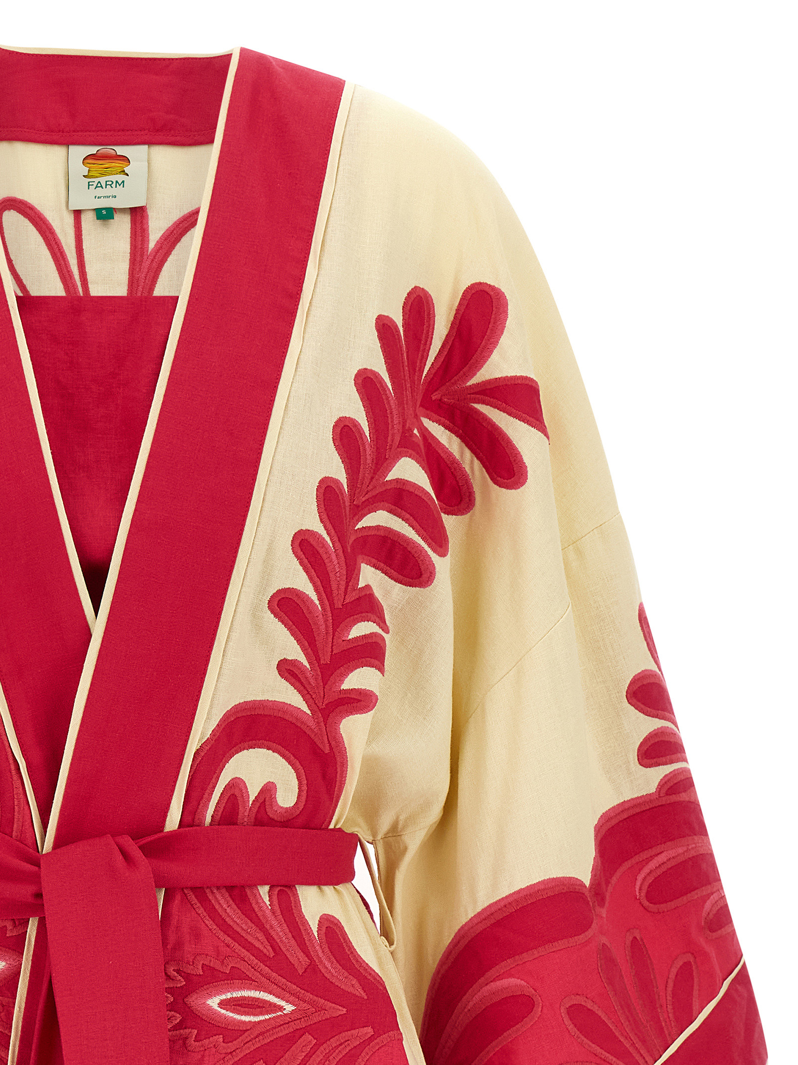 Kimono + 'Spring Arabesc' top 34882726088 (FARM RIO / カジュアルジャケット ) | FARM RIO (ファーム リオ)(4)