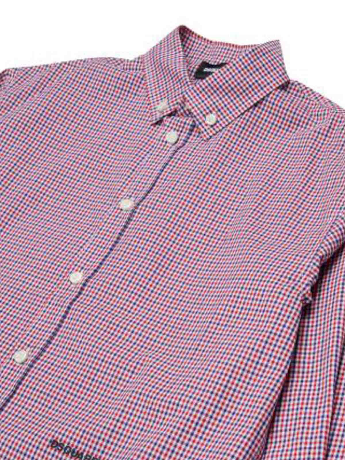 Checkered Shirt DQ3227D0AG3DQ401 (Dsquared2 / シャツ・ブラウス ) | Dsquared2 (ディースクエアード)(2)