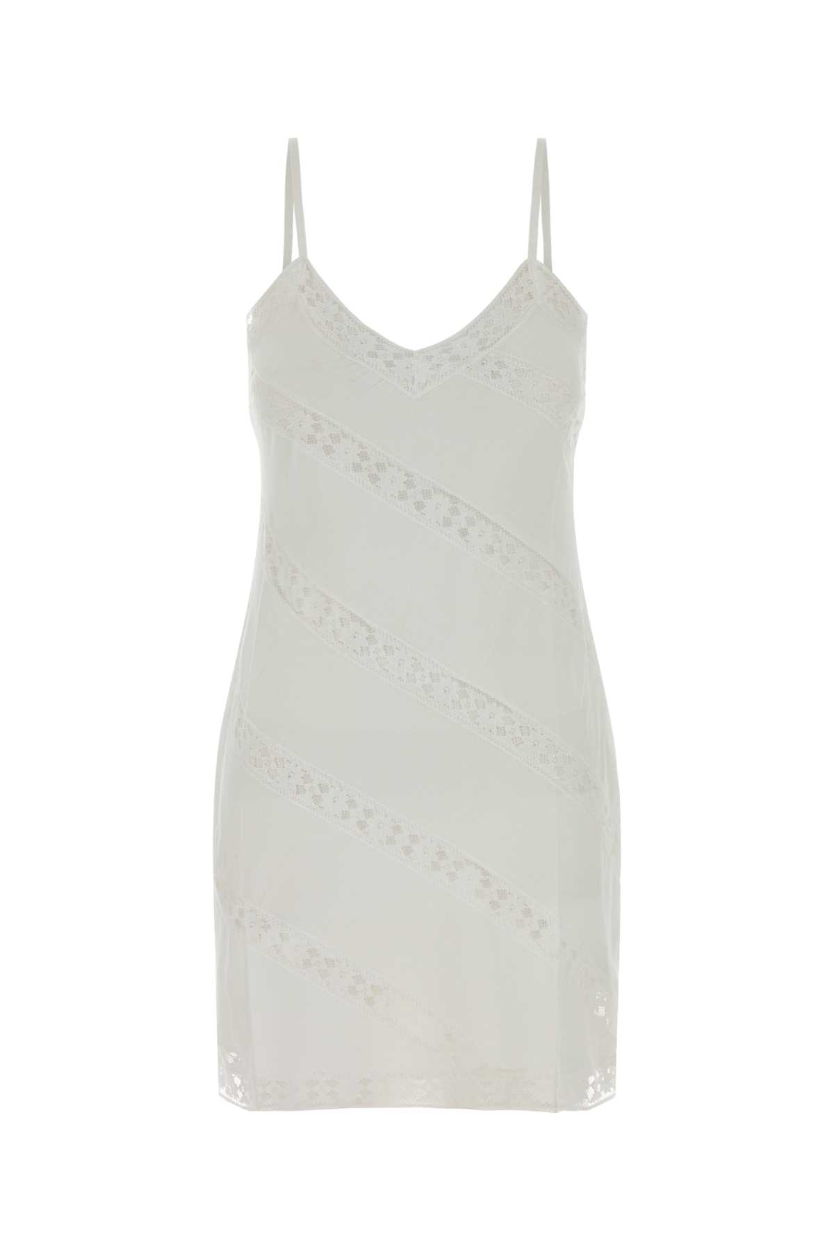 White cotton Beatrice mini dress BEATRICEMINIDRESSWHITE (gimaguas / ワンピース・ドレス・オールインワン ) | gimaguas (ギマガス)