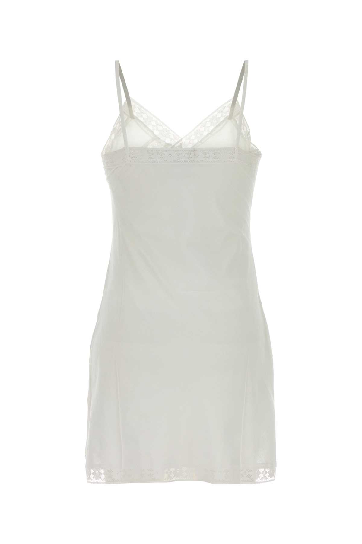 White cotton Beatrice mini dress BEATRICEMINIDRESSWHITE (gimaguas / ワンピース・ドレス・オールインワン ) | gimaguas (ギマガス)(1)