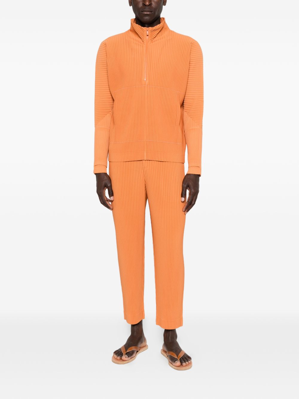 HOMME PLISSE' ISSEY MIYAKE Shirts Orange HP66JK03247 (HOMME PLISSÉ ISSEY MIYAKE / シャツ・ブラウス ) | HOMME PLISSÉ ISSEY MIYAKE (オムプリッセ イッセイ ミヤケ)(1)