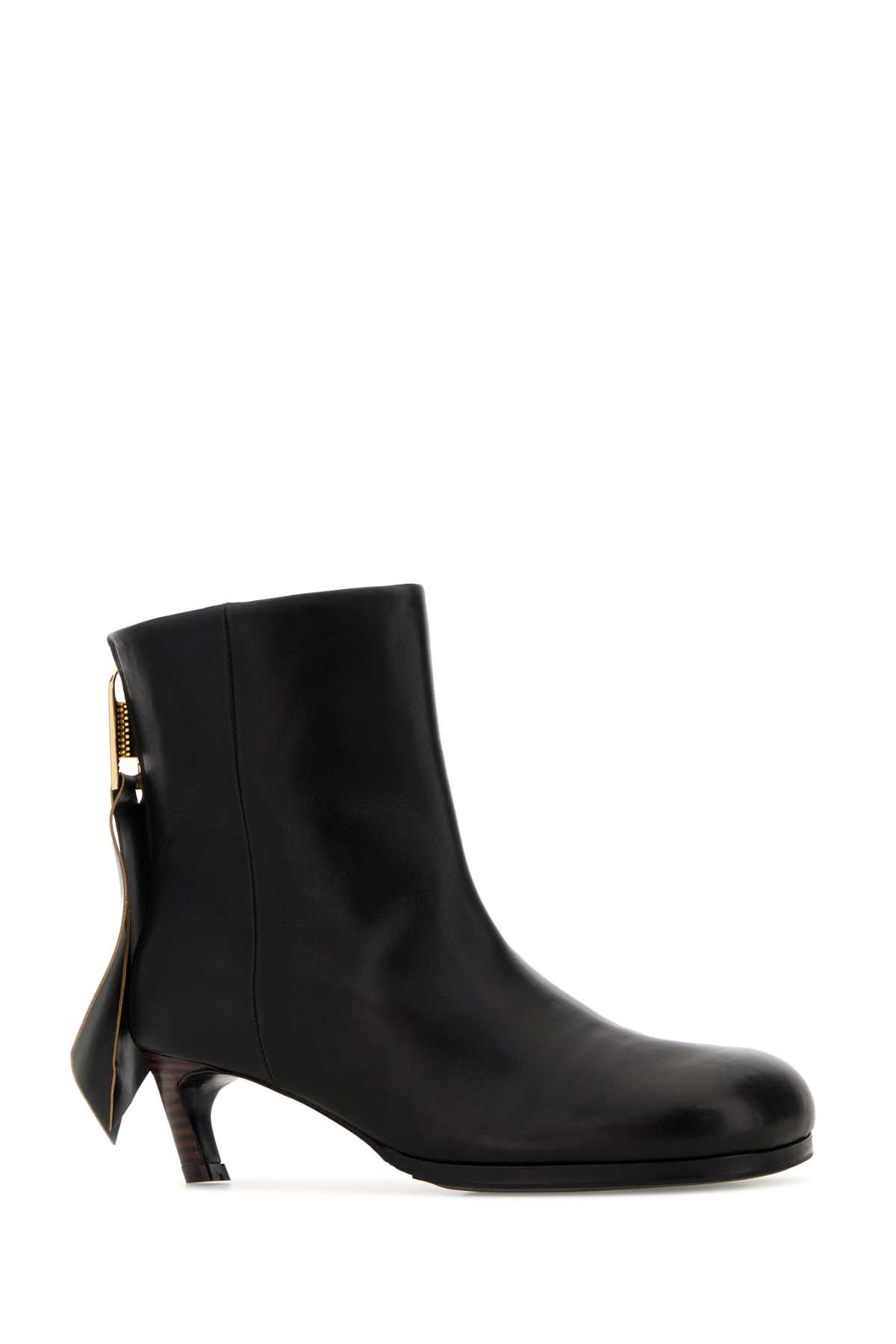 Black leather ankle boots 2608551001 (sacai / ブーツ ) | sacai (サカイ)(1)